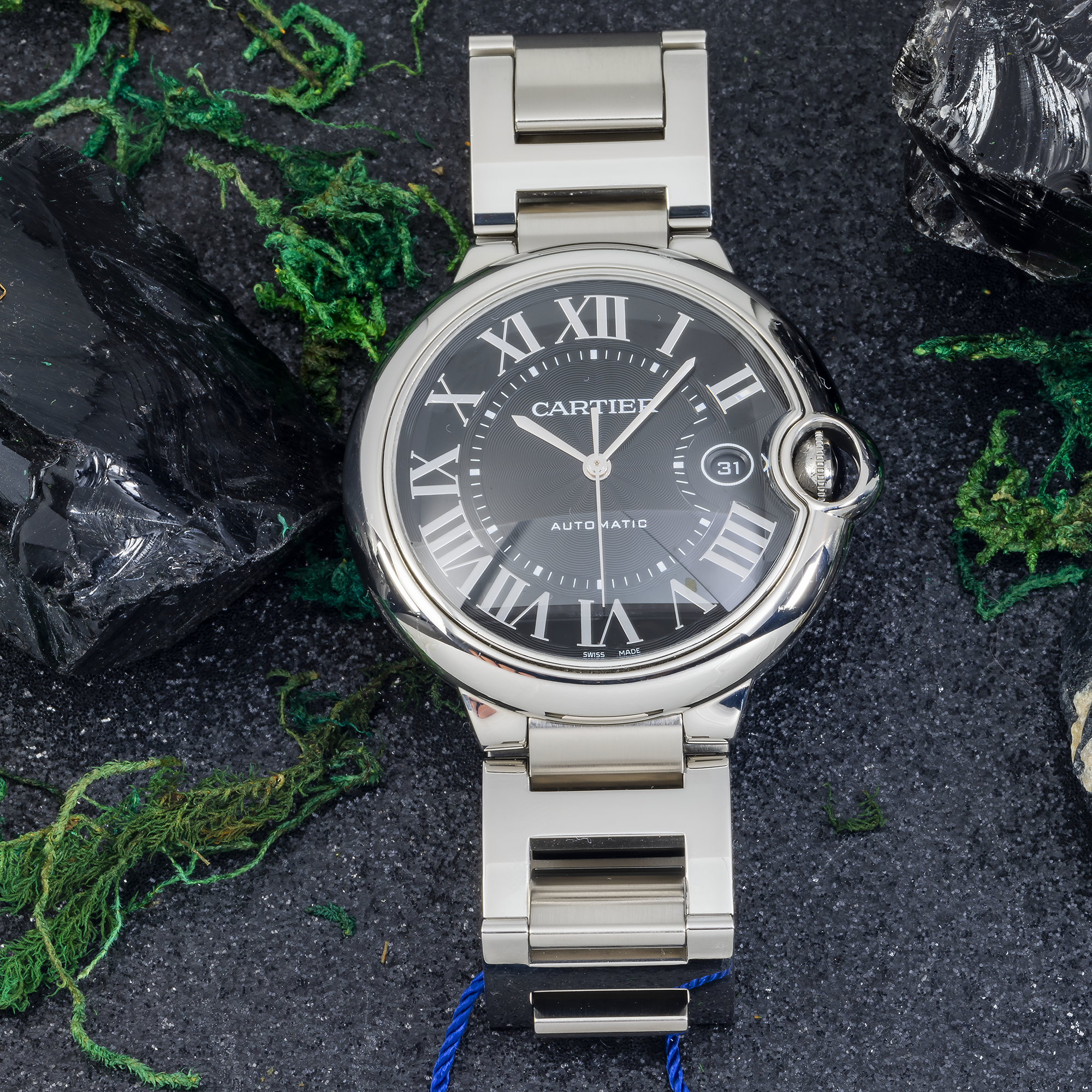 Cartier Ballon Bleu 42 mm W6920042 – Stainless Steel Automatic Black Dial