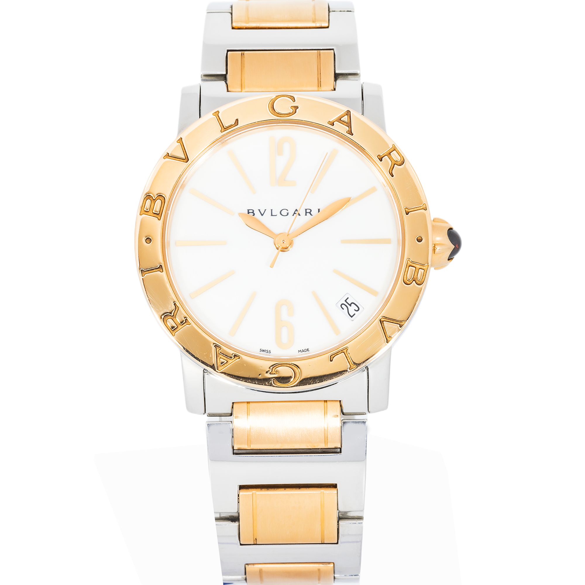 Bulgari BBLLP33SG 33mm Steel & 18k Rose Gold Automatic – Two-Tone Luxury