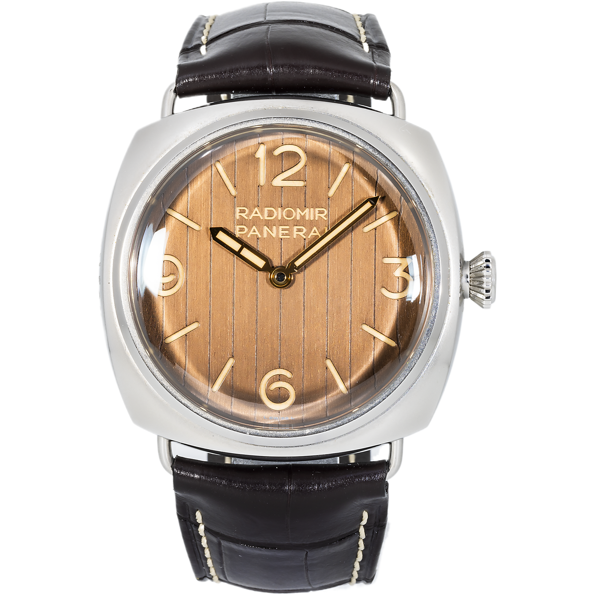 Panerai Radiomir Eilean PAM01243 – 45mm Stainless Steel Brown Dial Manual Wind