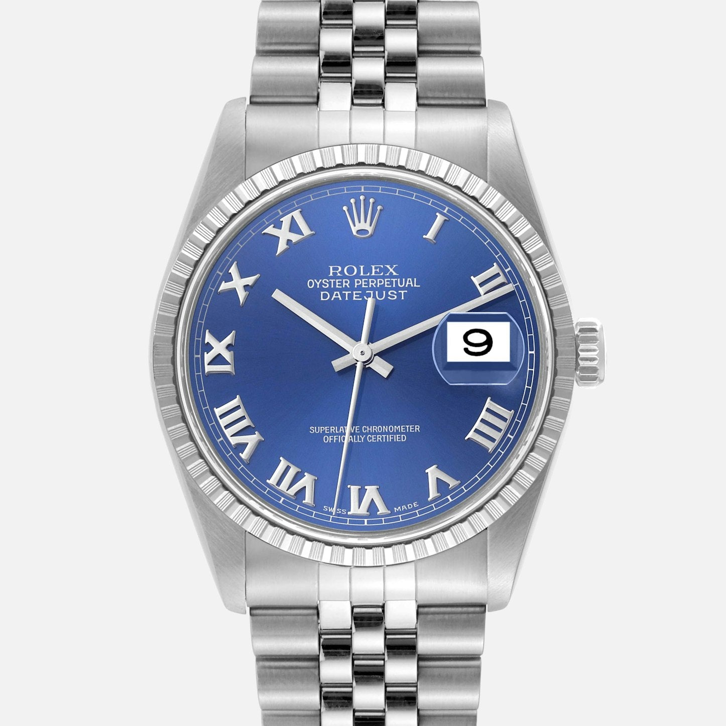 Rolex Datejust 36mm – Blue Dial & Jubilee Bracelet | Ref. 16220