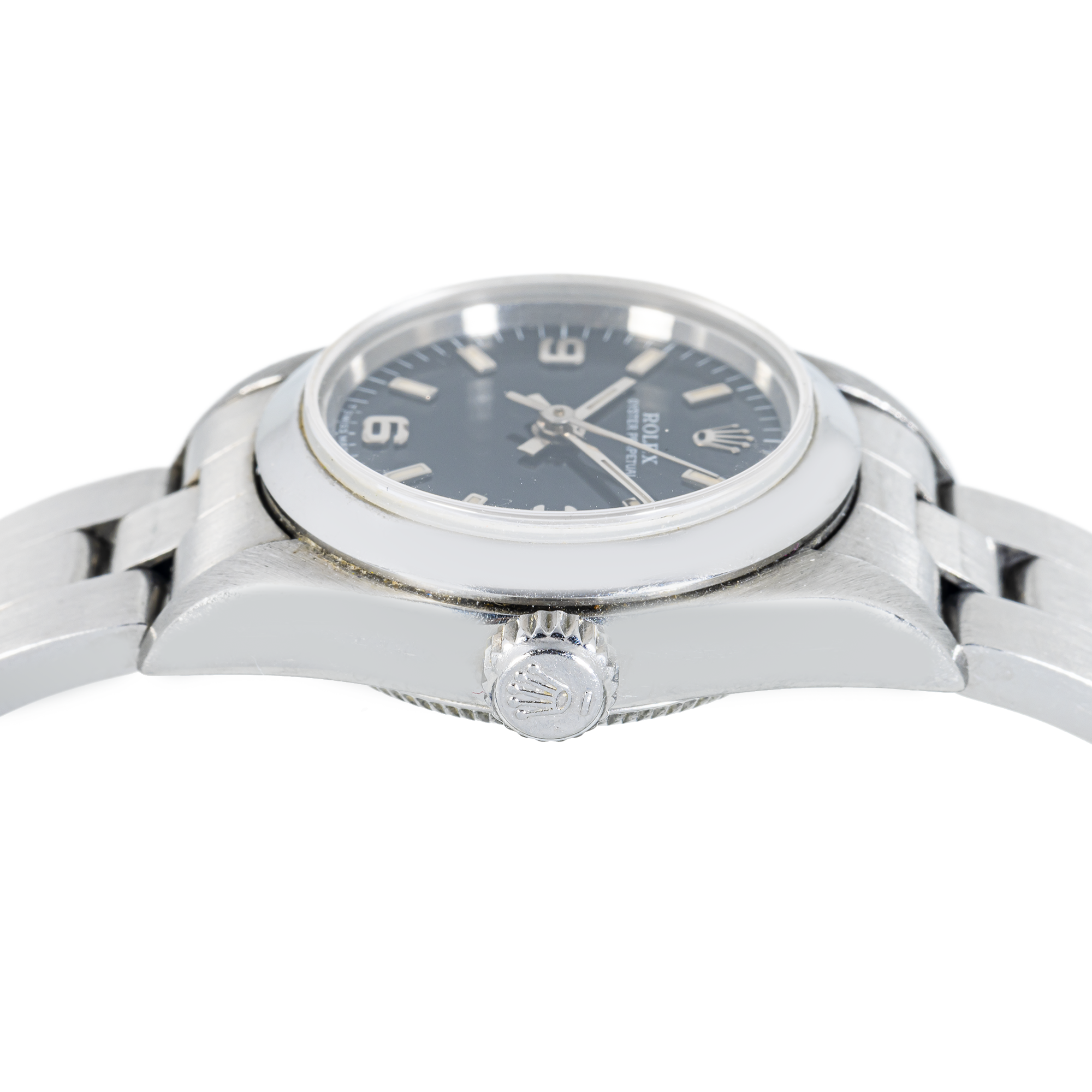 Rolex Oyster Perpetual Date Ref. 67180 – Black Arabic Numeral Dial – Steel