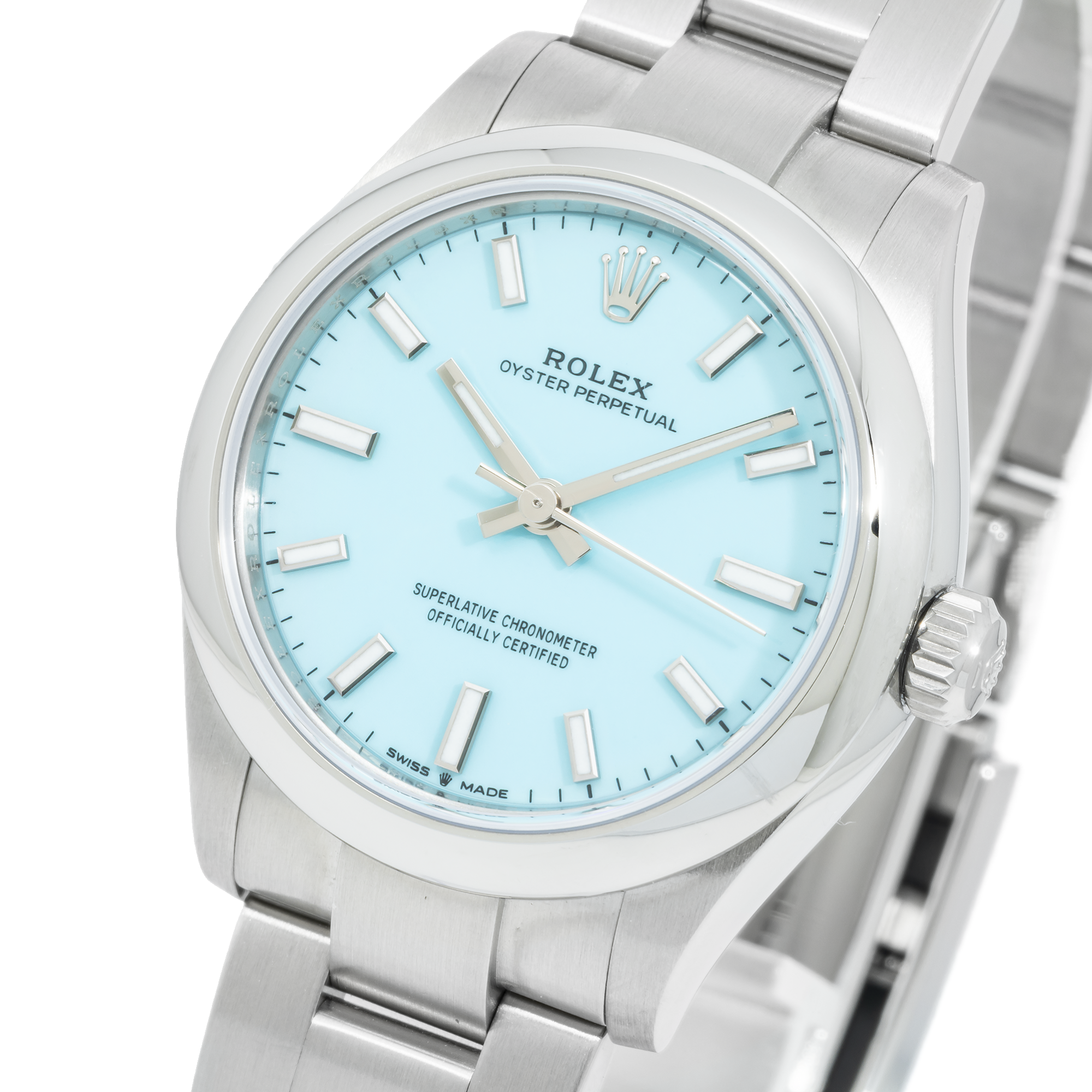 Rolex Oyster Perpetual 31mm with Tiffany Blue Dial 277200 Oyster Bracelet