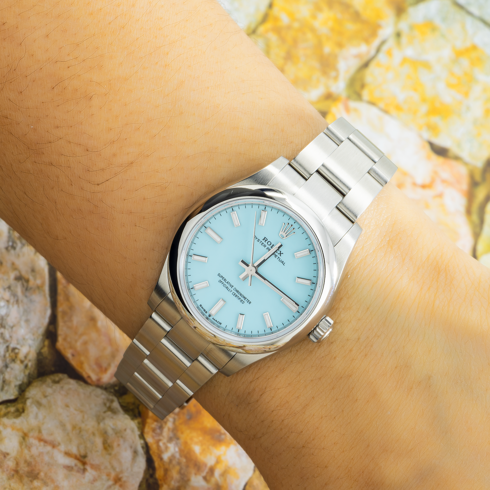 Rolex Oyster Perpetual 31mm with Tiffany Blue Dial 277200 Oyster Bracelet