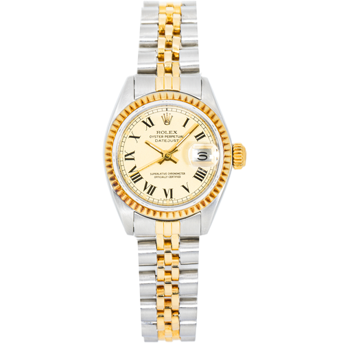 Rolex Datejust 6917 Ivory Roman Dial Jubilee