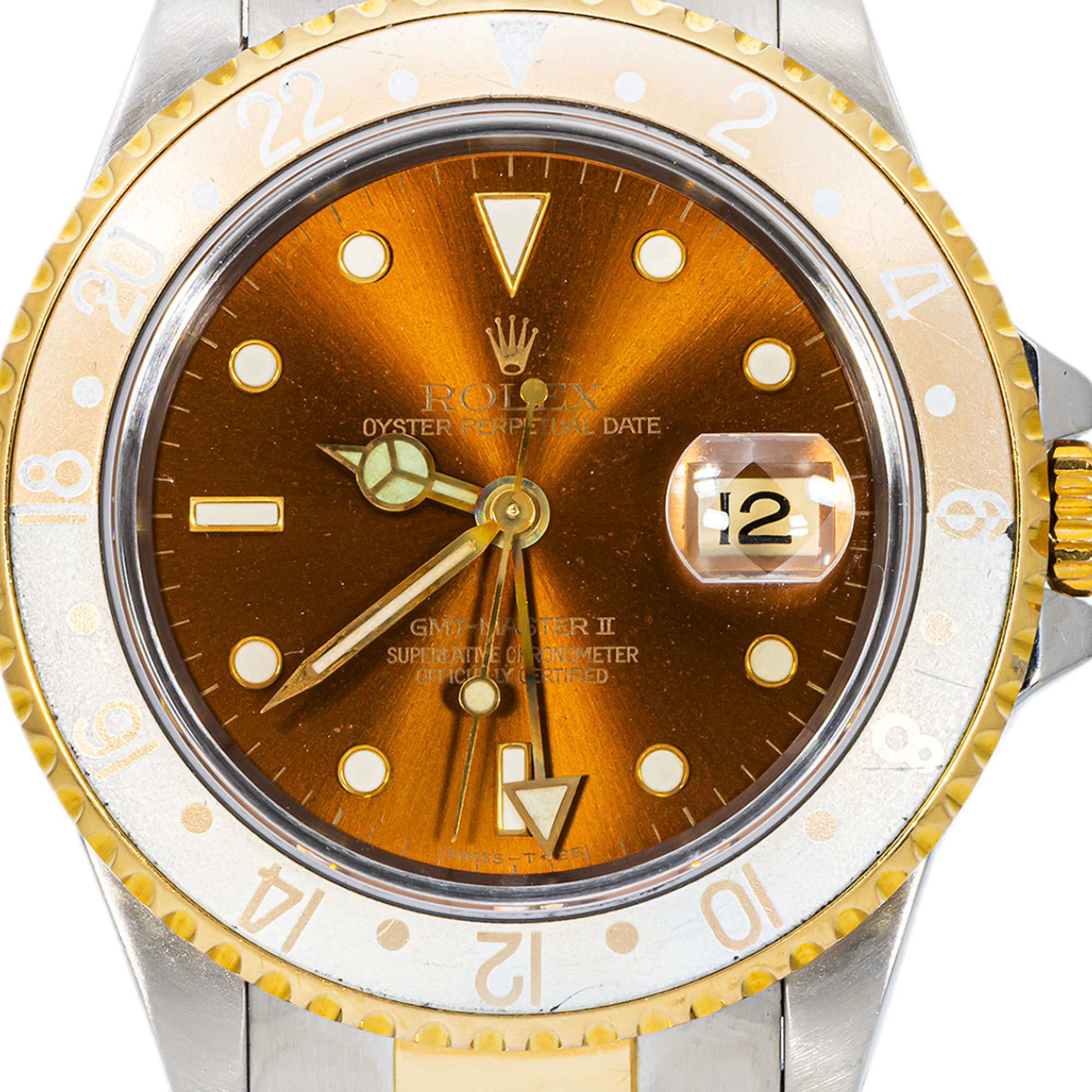 Rolex GMT-Master II 16713 – Two-Tone Steel & 18k Gold Bronze Dial “Root Beer”