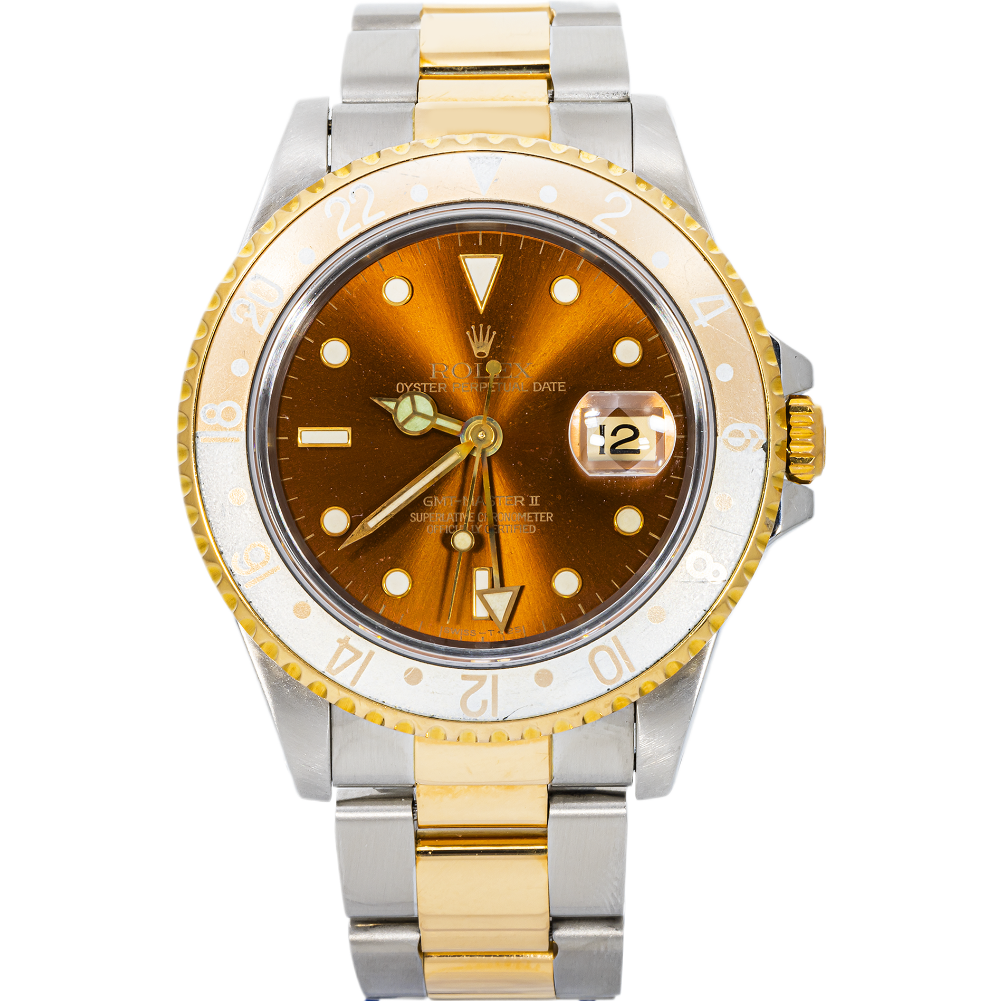 Rolex GMT-Master II 16713 – Two-Tone Steel & 18k Gold Bronze Dial “Root Beer”