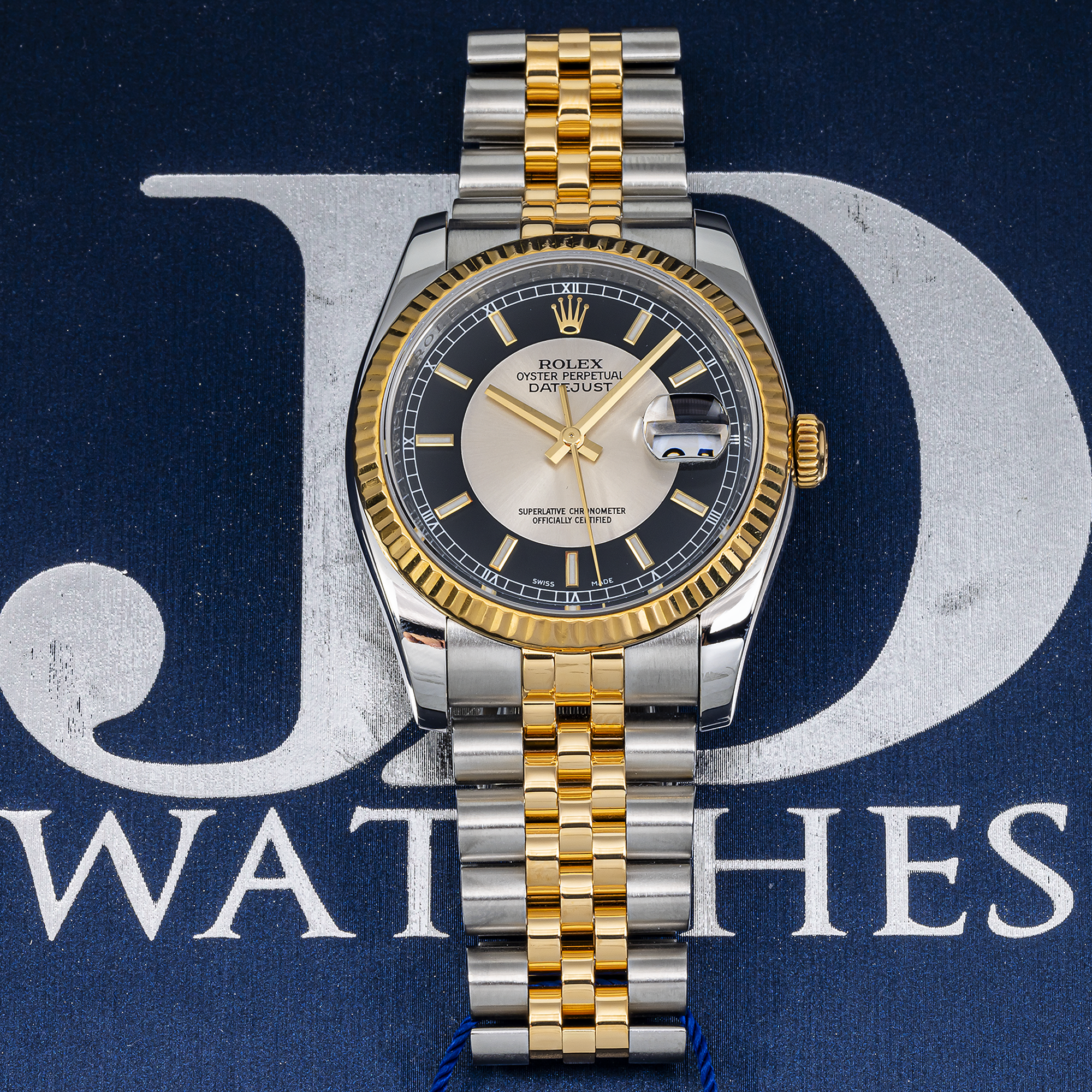 Rolex Datejust 116233 36mm Two-Tone – Black Steel Dial & Jubilee Bracelet