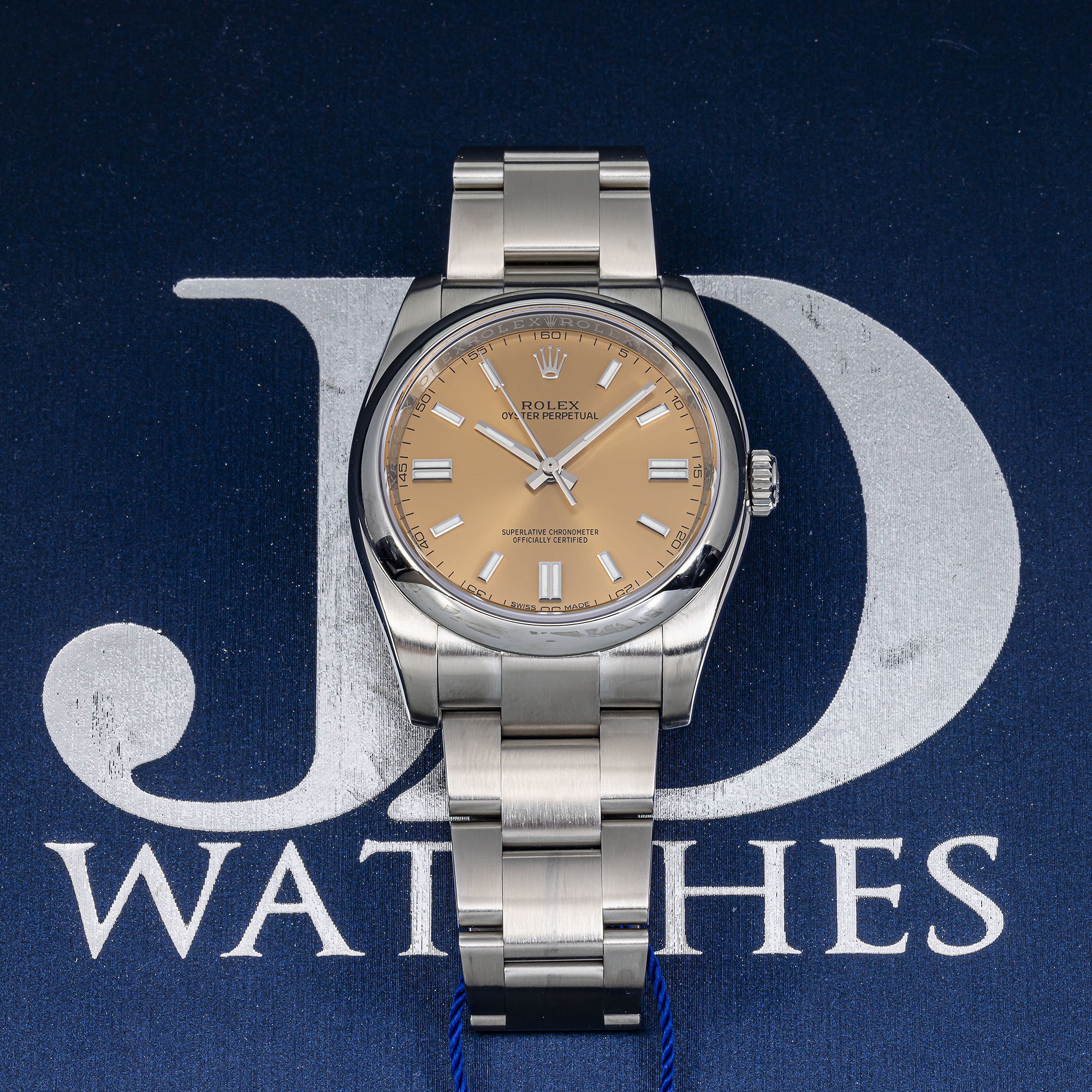 Rolex Oyster Perpetual 116000 36mm – White Grape Sunburst Dial