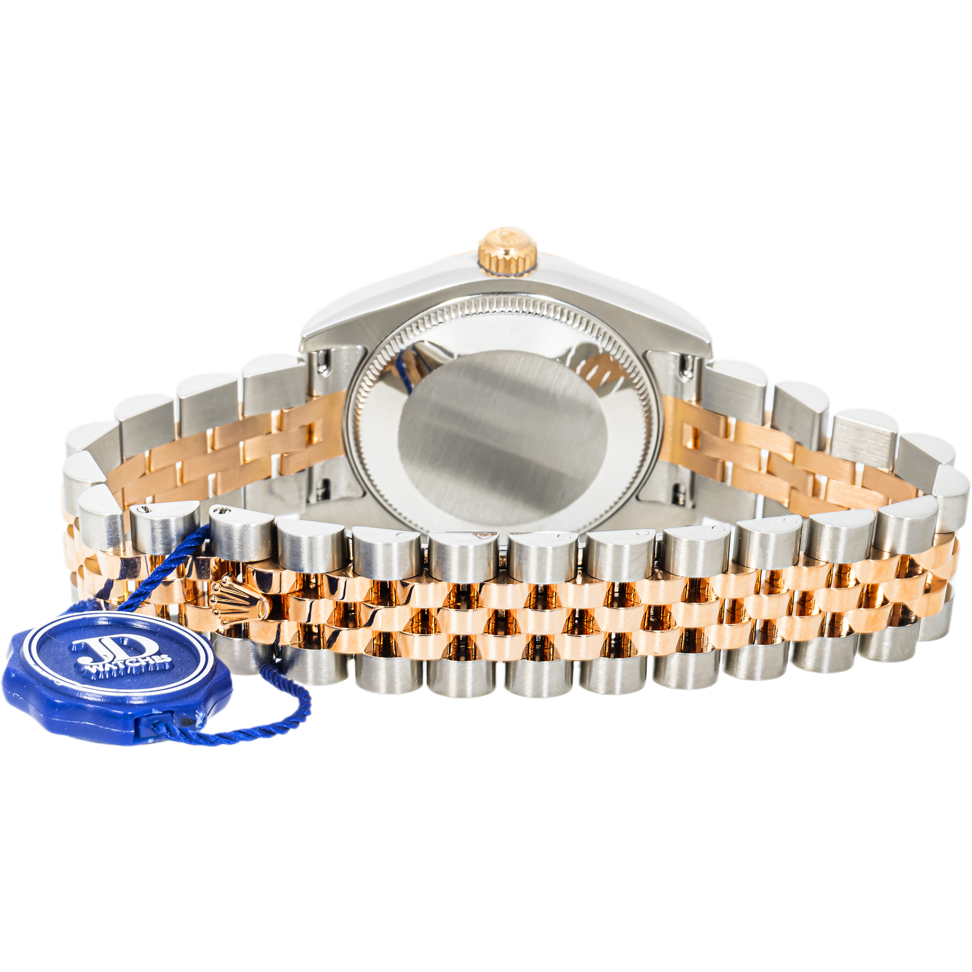 Rolex Datejust 178271 31mm – White Mother of Pearl Diamond Dial, Two-Tone Rose Gold