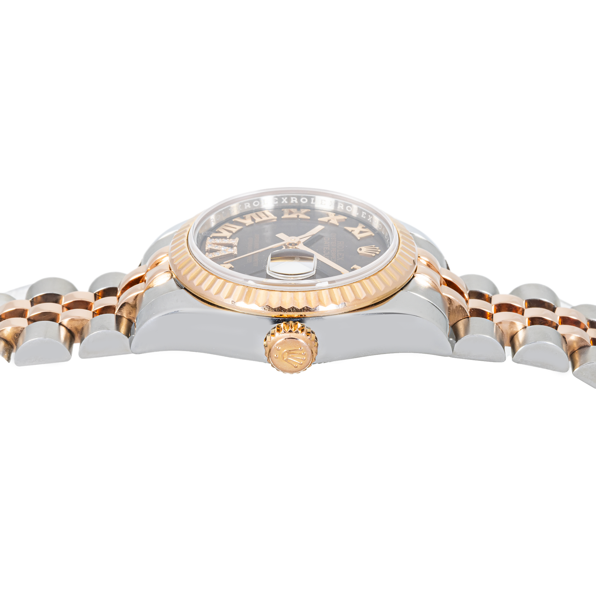 Rolex Datejust 179171 26mm – Everose Two-Tone, Chocolate Diamond Dial
