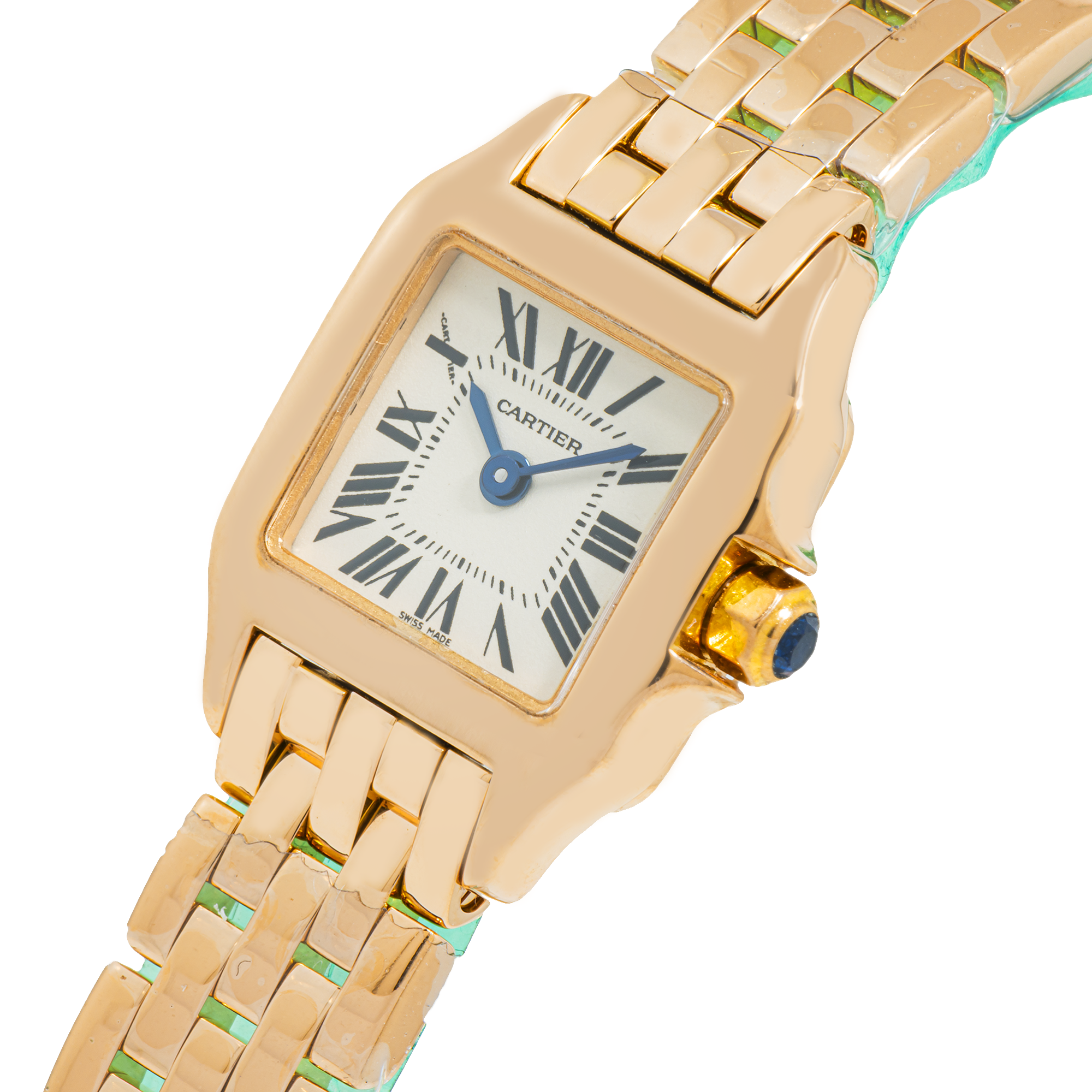 Cartier Santos Rose Gold Demoiselle W25063X9