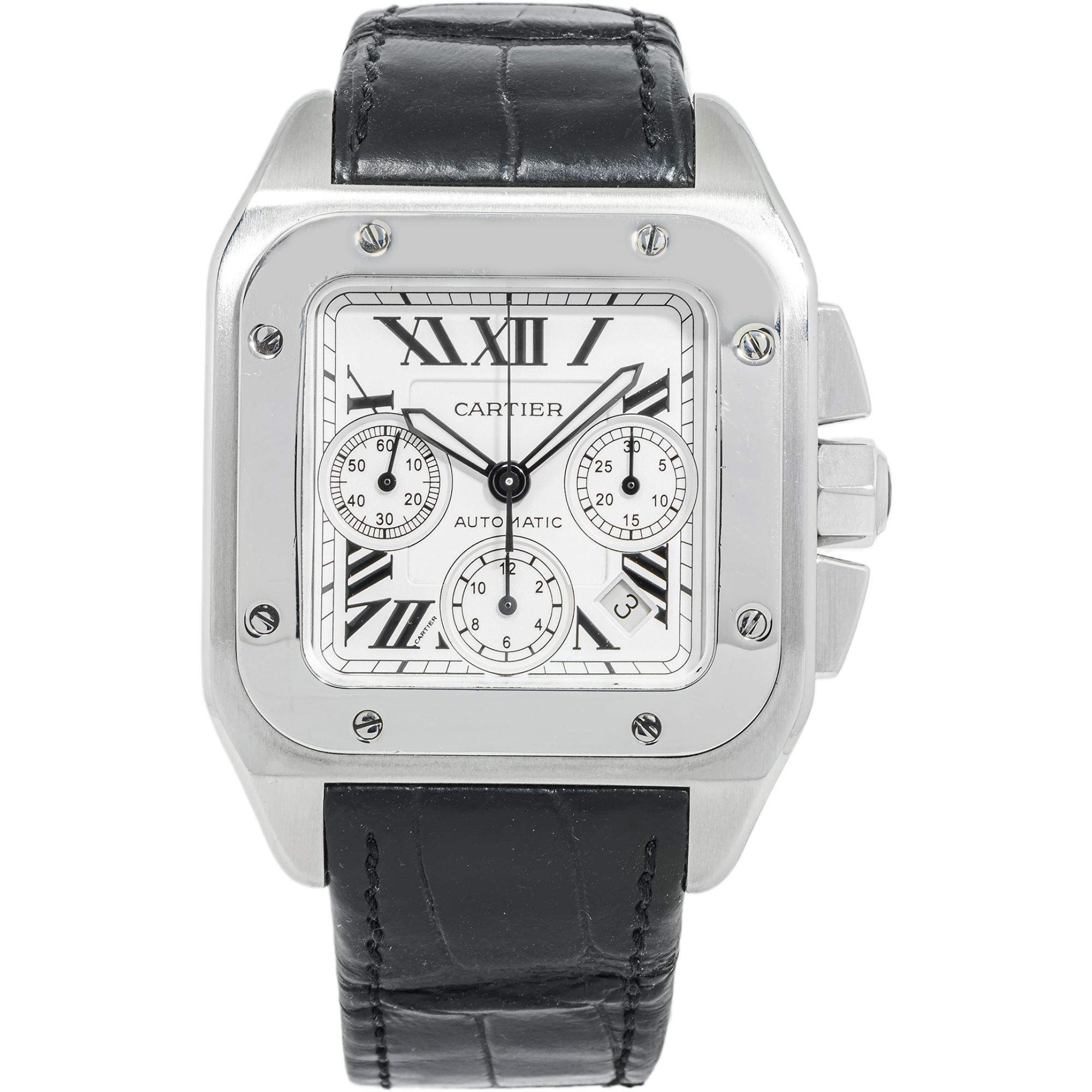 90s/00s Cartier Manhattan ハーフリムオーバルプラチナ Cartier – JD Watches NY