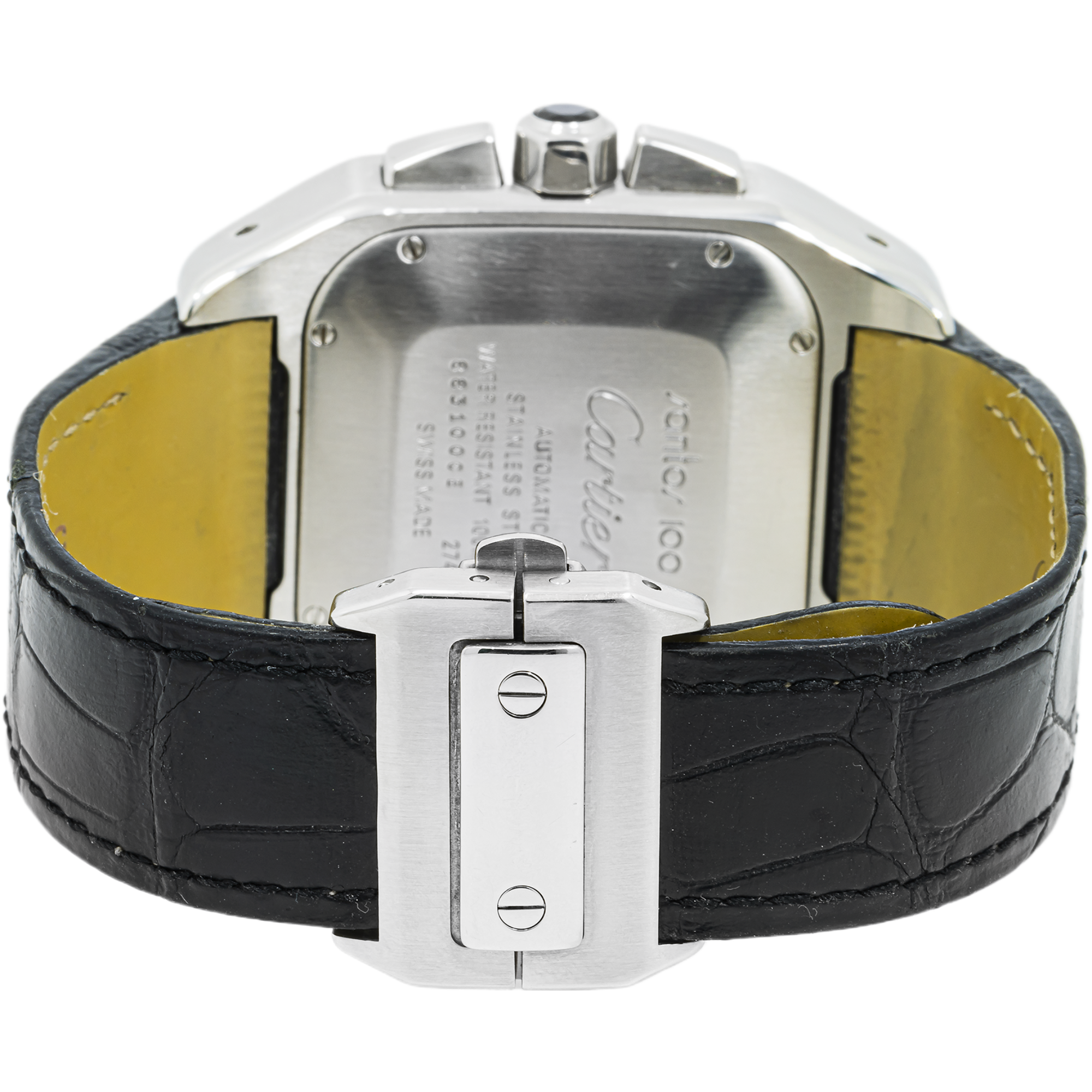Cartier Santos Galbée W20090X8 with Leather Strap