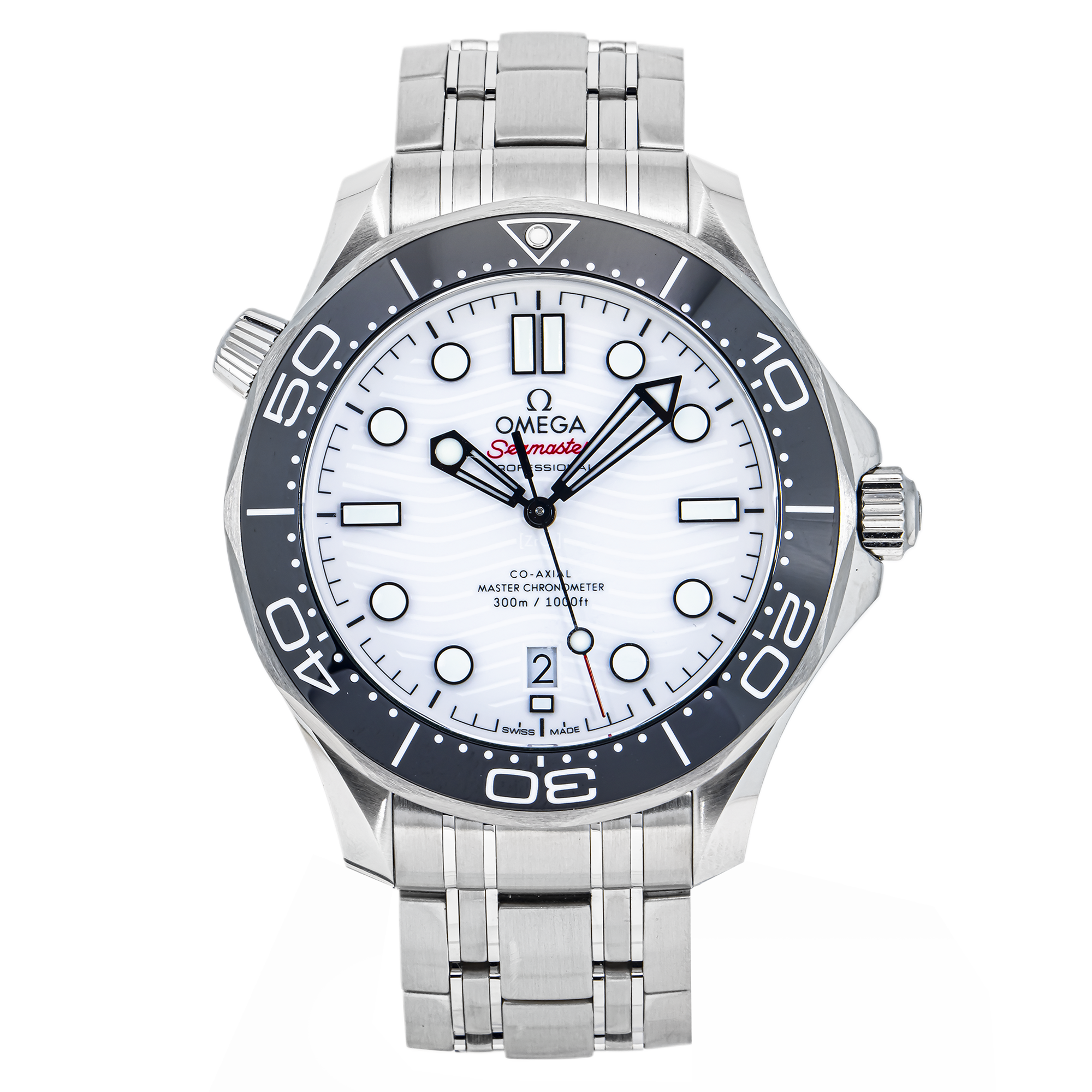 Omega Seamaster Diver 300M Co-Axial Master Chronometer White Dial 42mm – 210.30.42.20.04.001