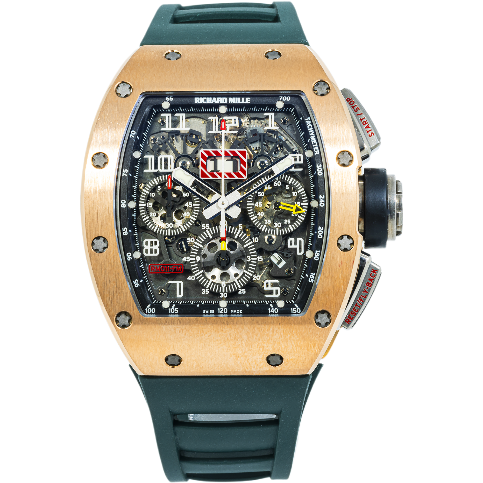 Richard Mille RM 011 Rose Gold, Felipe Massa Watch (2017 to 2020)