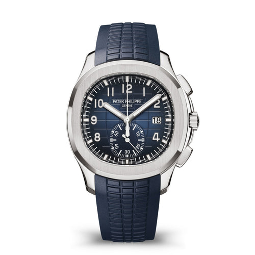 Patek Philippe Aquanaut Chronograph 5968G Blue Dial White Gold