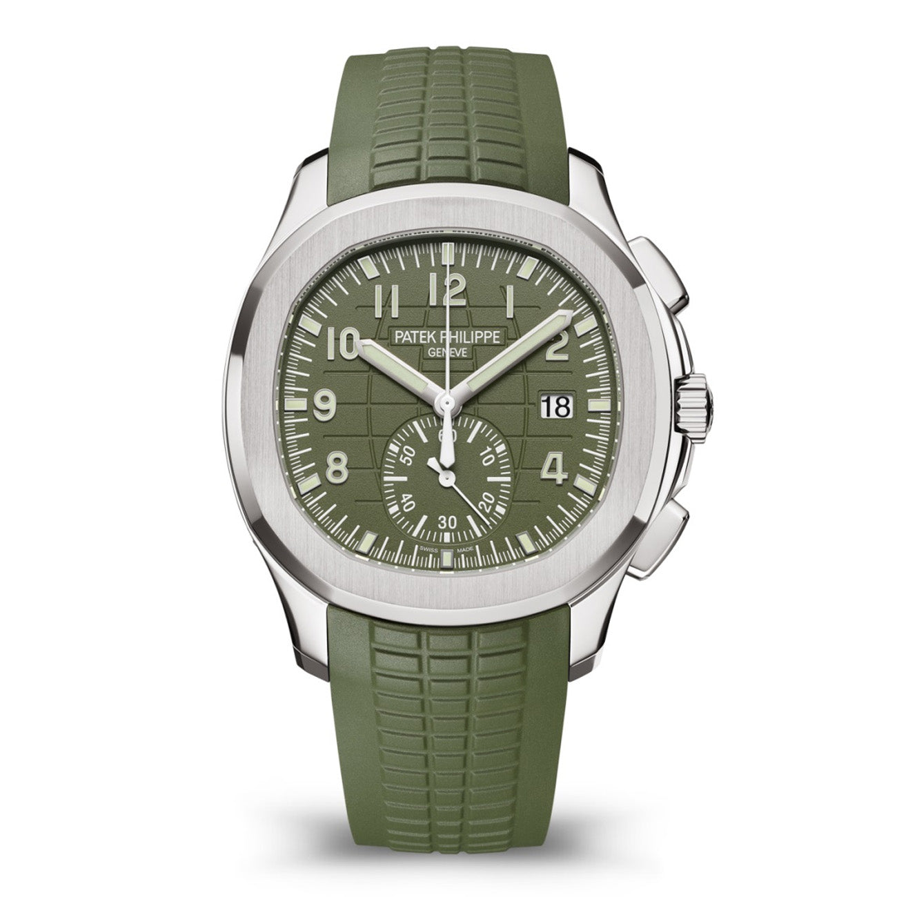 Patek Philippe Aquanaut Chronograph 5968G Green Dial White Gold