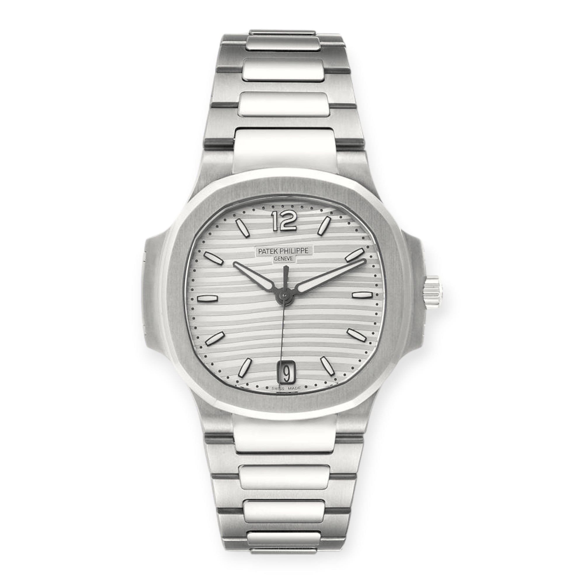 Patek Philippe Nautilus Silver Dial Steel Mens Watch 7118 Unworn