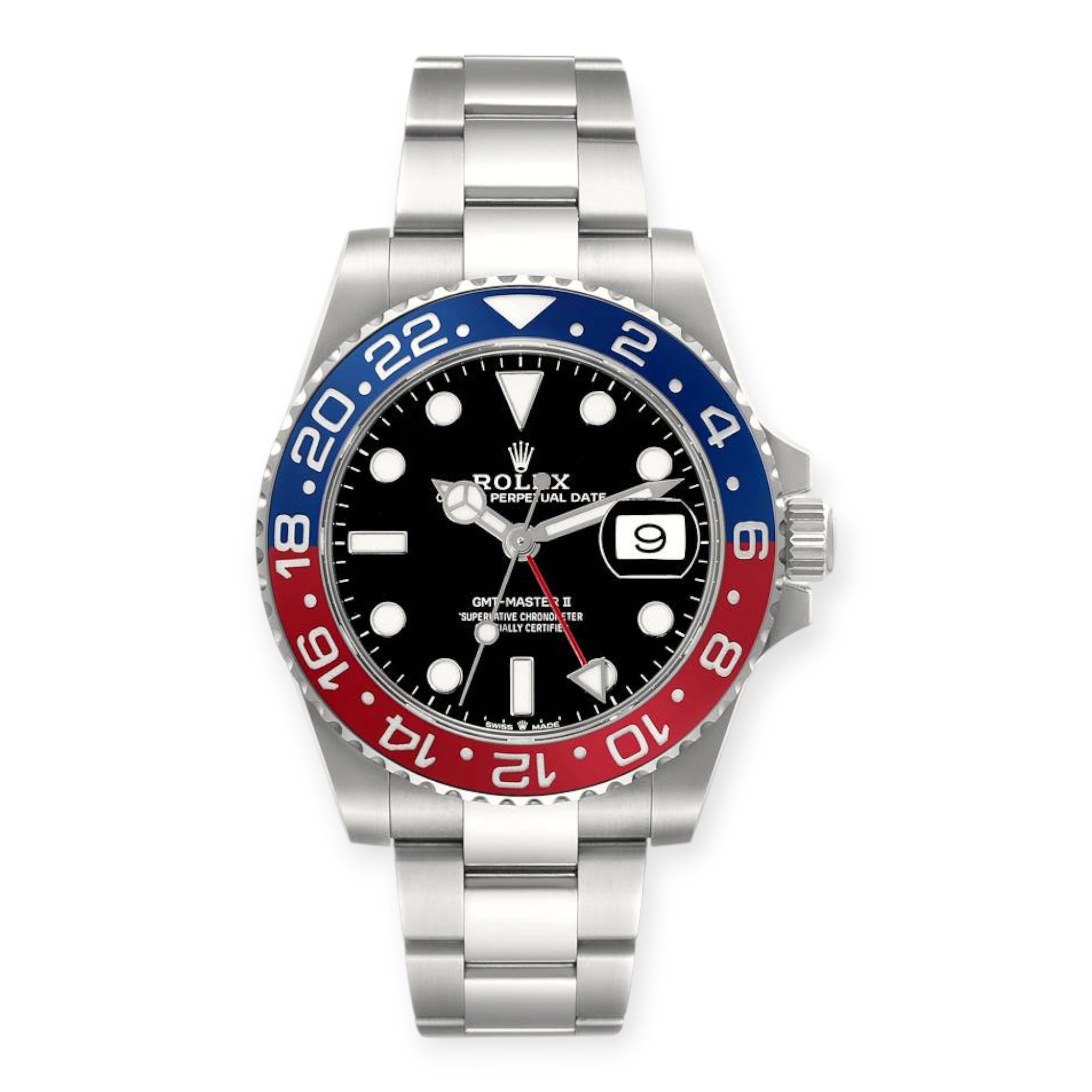 Rolex GMT Master II 126710BLRO Blue Red Pepsi Bezel Steel Mens Watch