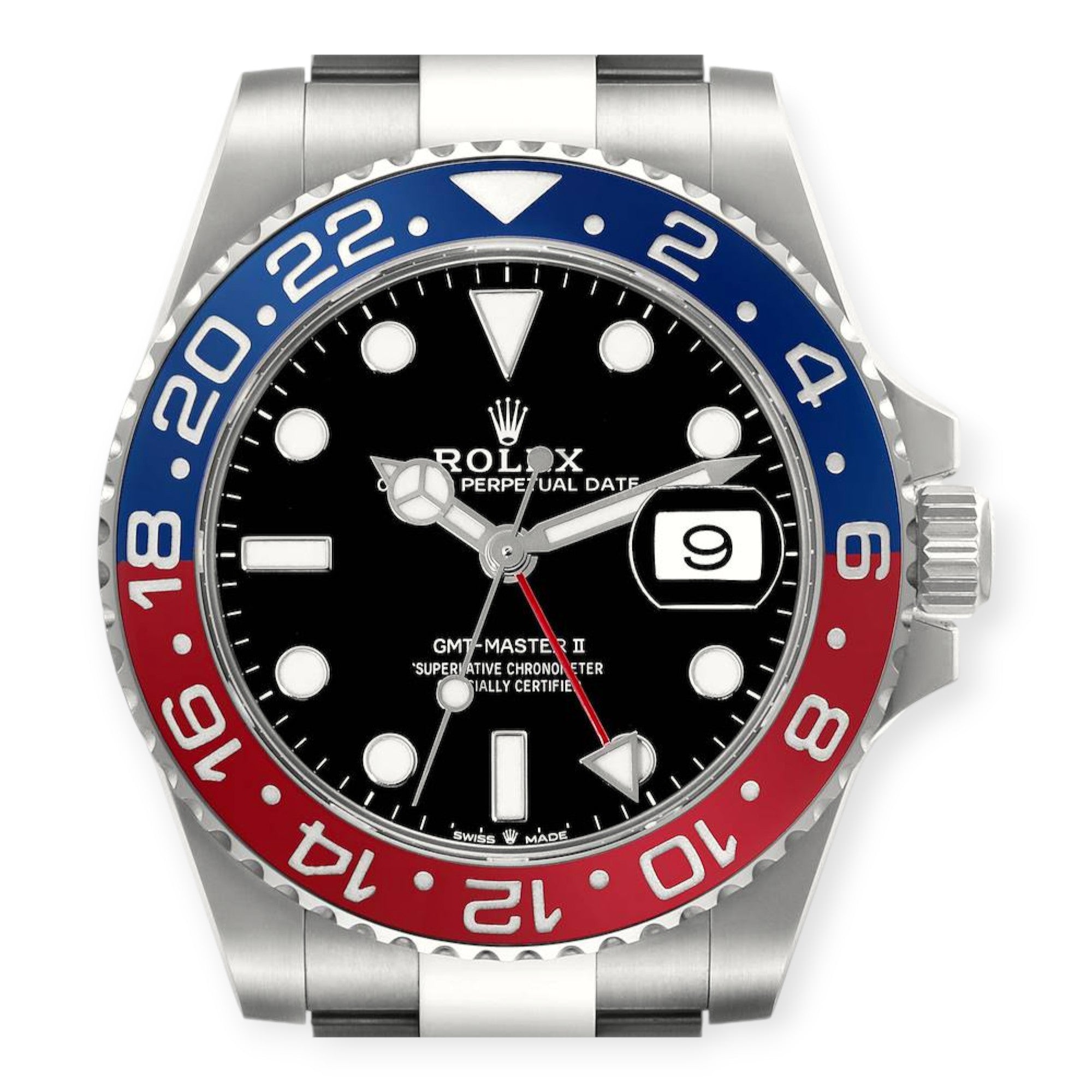 Rolex GMT Master II 126710BLRO Blue Red Pepsi Bezel Steel Mens Watch