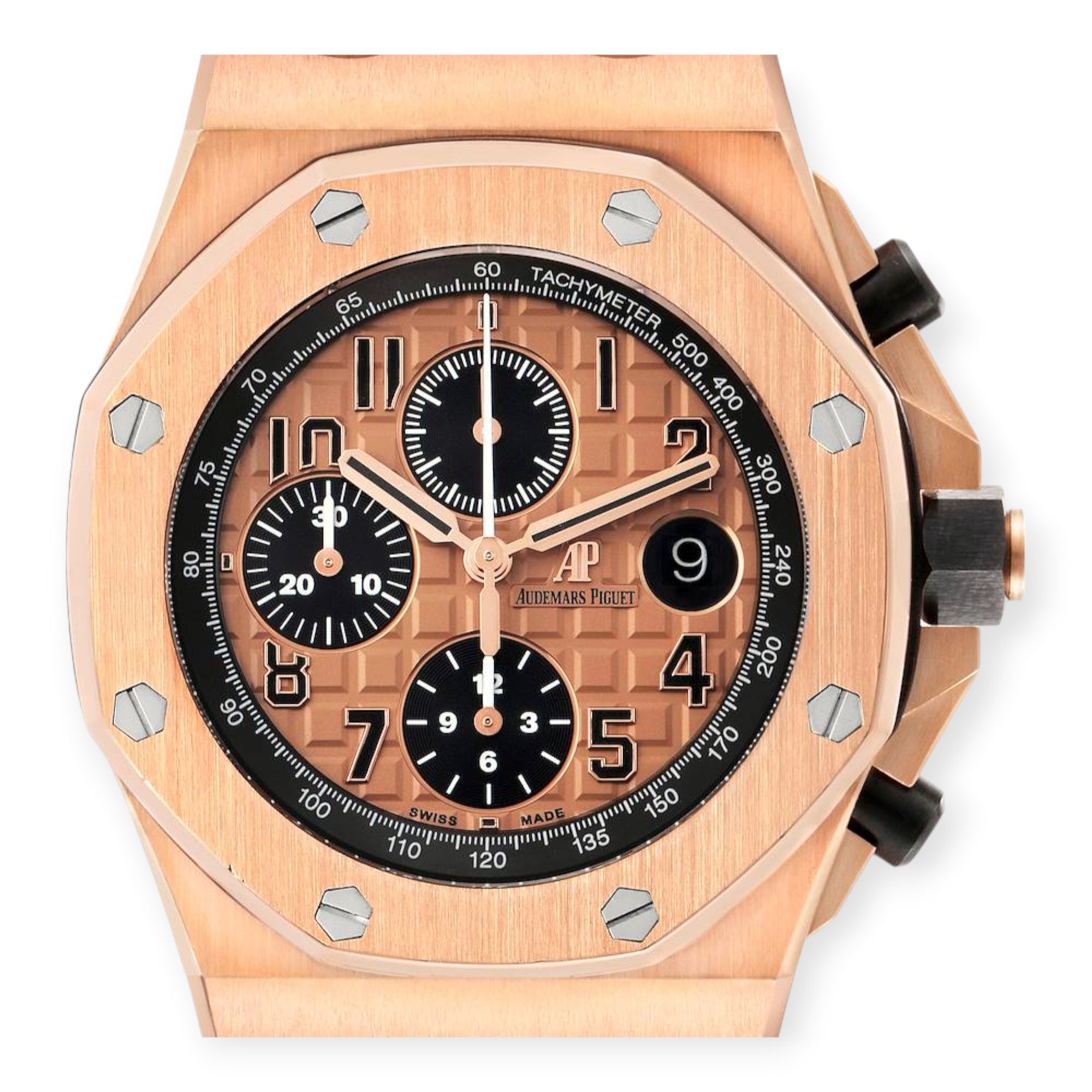 Audemars Piguet 26470OR Royal Oak Offshore Rose Gold Chronograph Mens Watch-Audemars Piguet-JD Watches NY
