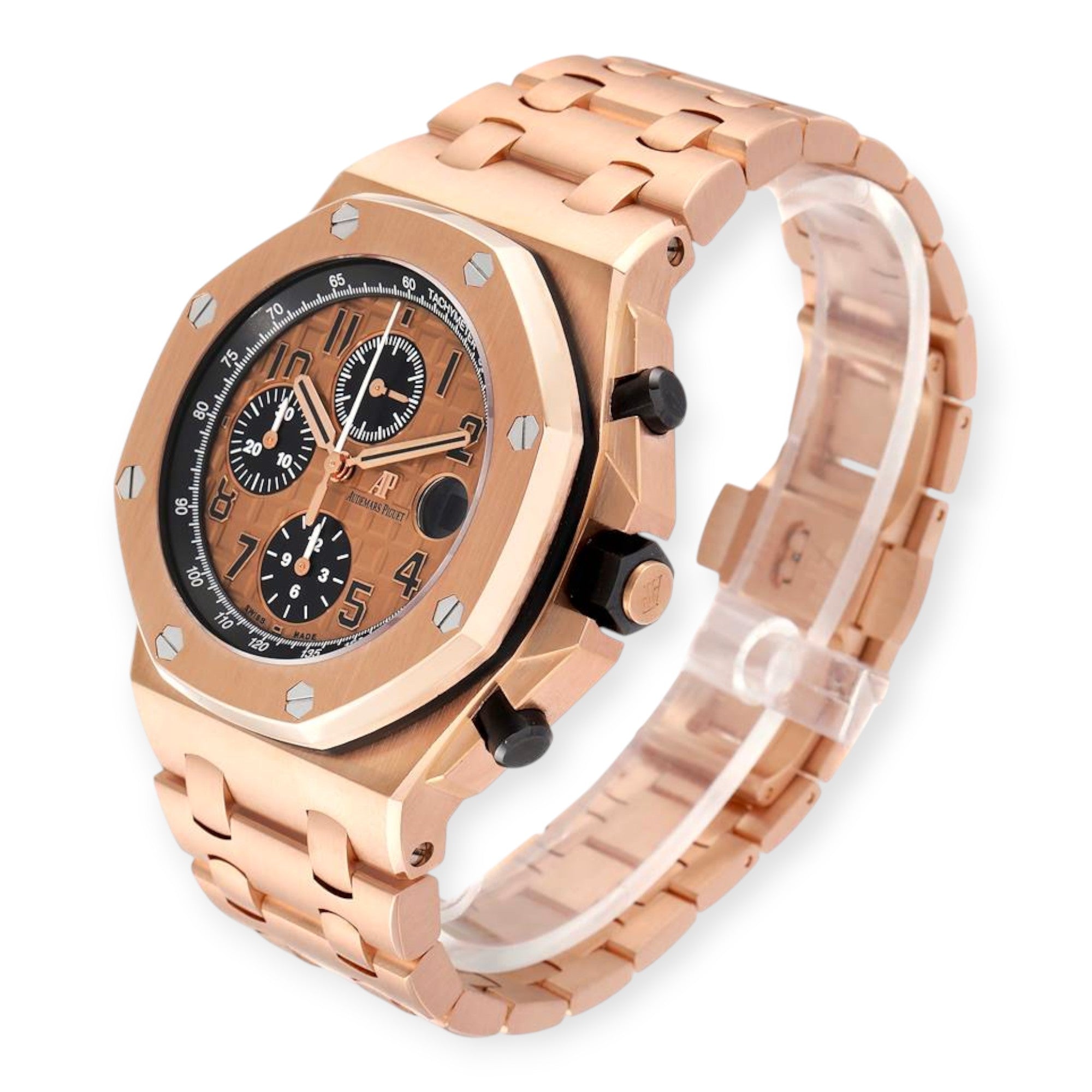 Audemars Piguet 26470OR Royal Oak Offshore Rose Gold Chronograph Mens Watch-Audemars Piguet-JD Watches NY