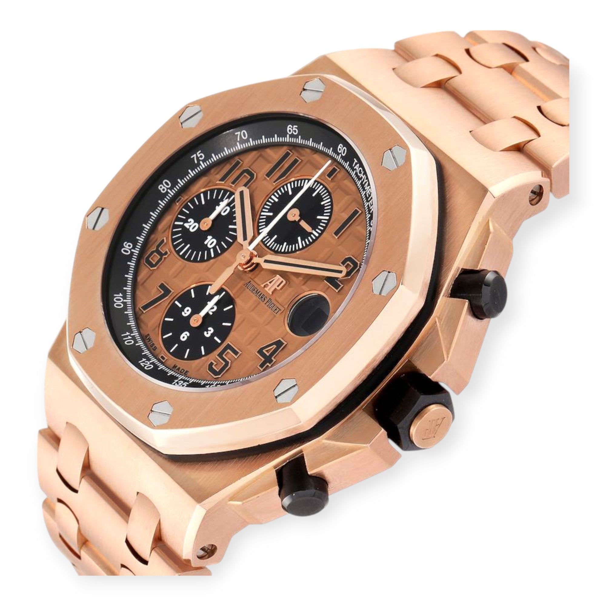 Audemars Piguet 26470OR Royal Oak Offshore Rose Gold Chronograph Mens Watch-Audemars Piguet-JD Watches NY