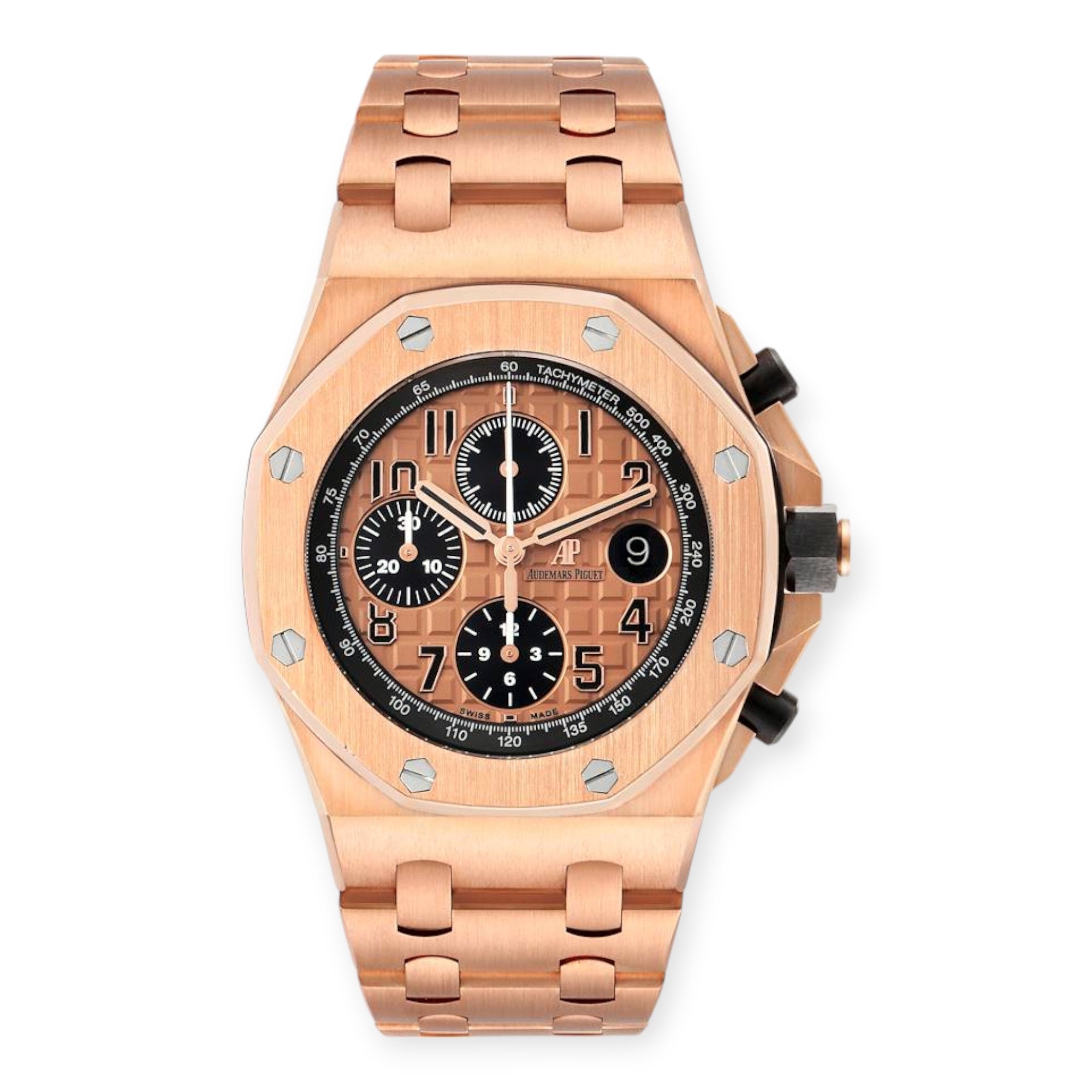 Audemars Piguet 26470OR Royal Oak Offshore Rose Gold Chronograph Mens Watch-Audemars Piguet-JD Watches NY