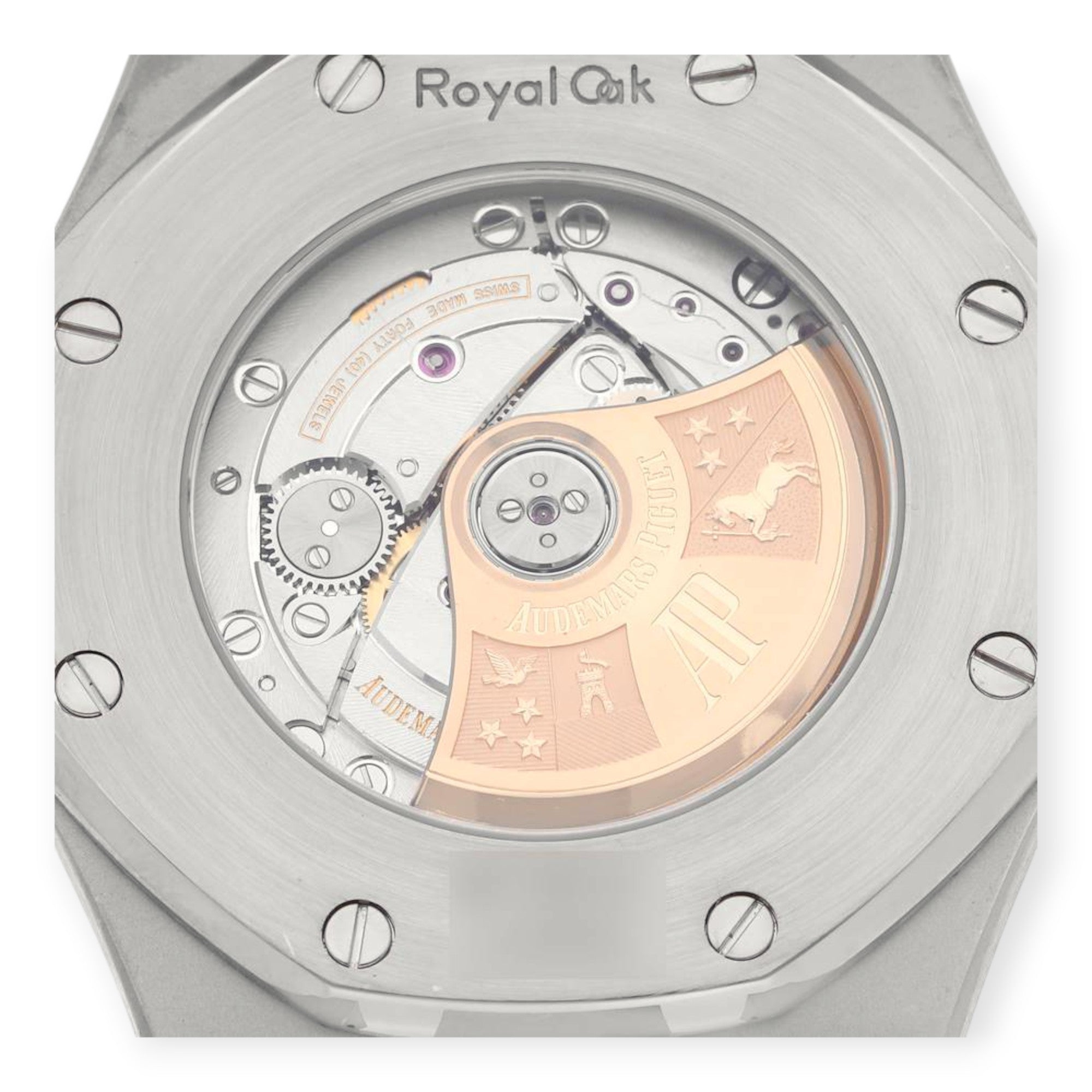 Audemars Piguet Royal Oak 15400SR Steel Rose Gold Mens Watch-Audemars Piguet-JD Watches NY