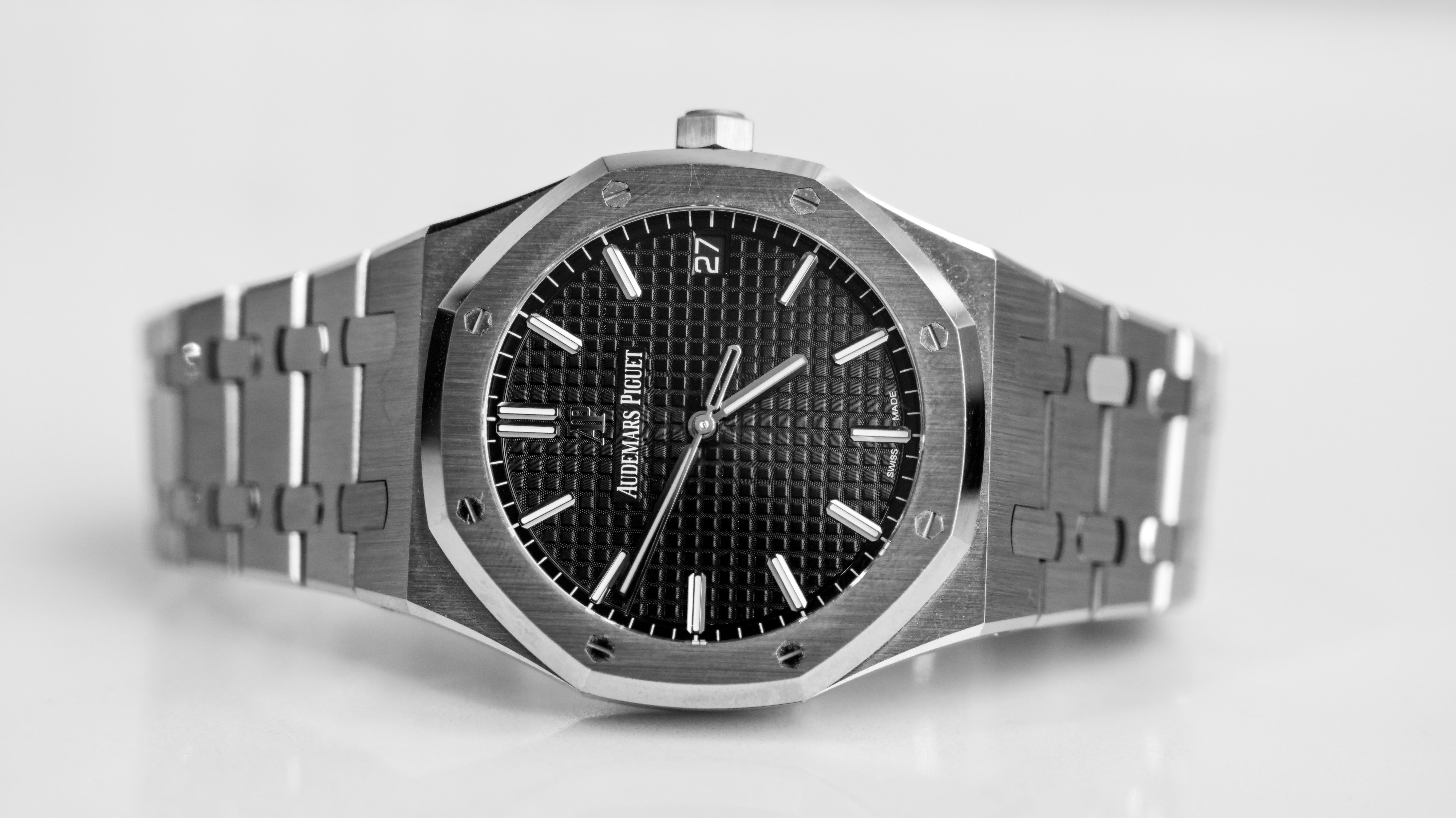 Audemars Piguet Royal Oak 41 – 15500ST.OO.1220ST.03 Black Dial, Stainless Steel Bracelet-Audemars Piguet-JD Watches NY