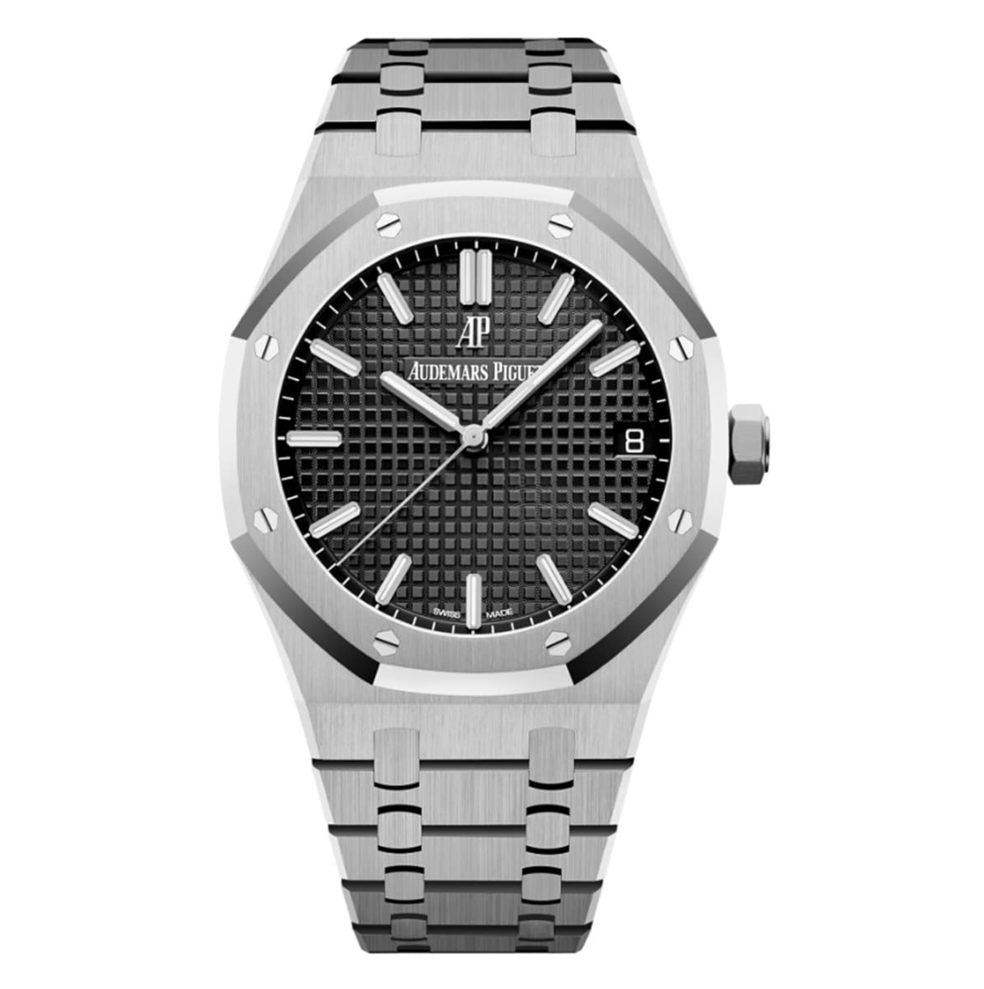 Audemars Piguet Royal Oak 41 – 15500ST.OO.1220ST.03 Black Dial, Stainless Steel Bracelet-Audemars Piguet-JD Watches NY