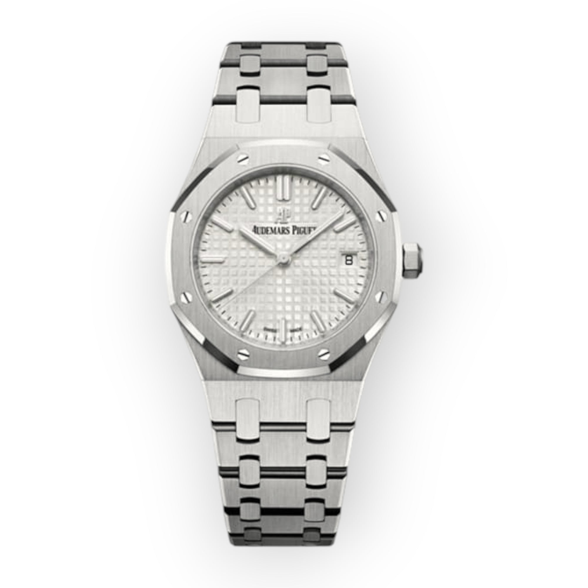 Audemars Piguet Royal Oak 77350ST 34mm Silver Dial With Stainless Steel Bracelet-Audemars Piguet-JD Watches NY
