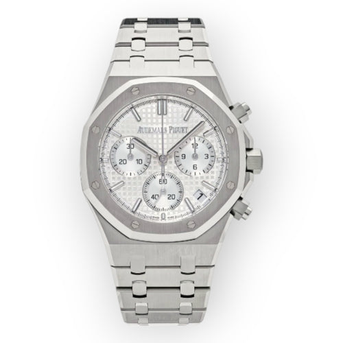 Audemars Piguet Royal Oak Chronograph 26320ST 41mm White Dial With Stainless Steel Bracelet