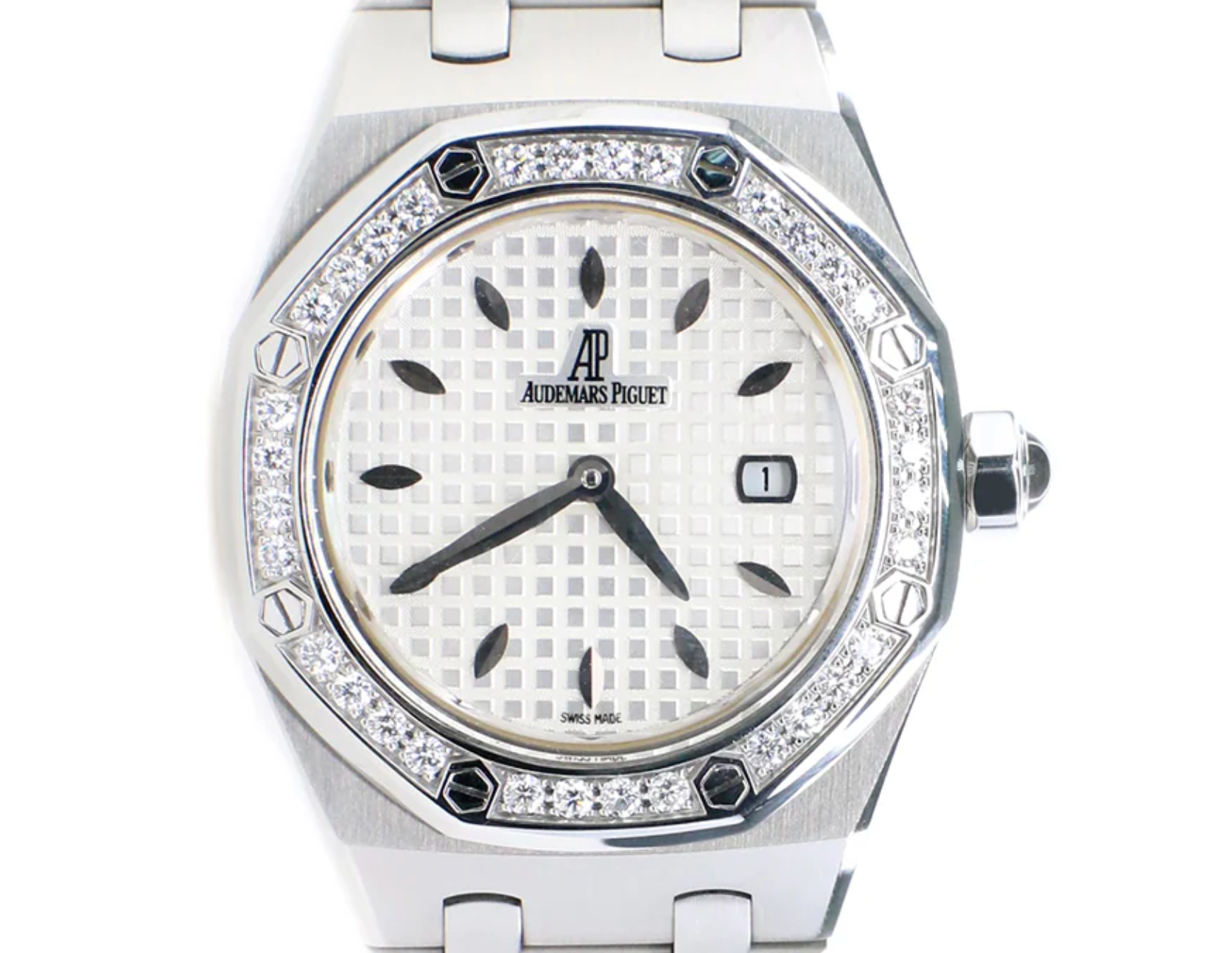 Audemars Piguet Royal Oak Lady 33mm – Stainless Steel – Factory Diamond Bezel – Ref. 67621ST.ZZ.1230ST.01