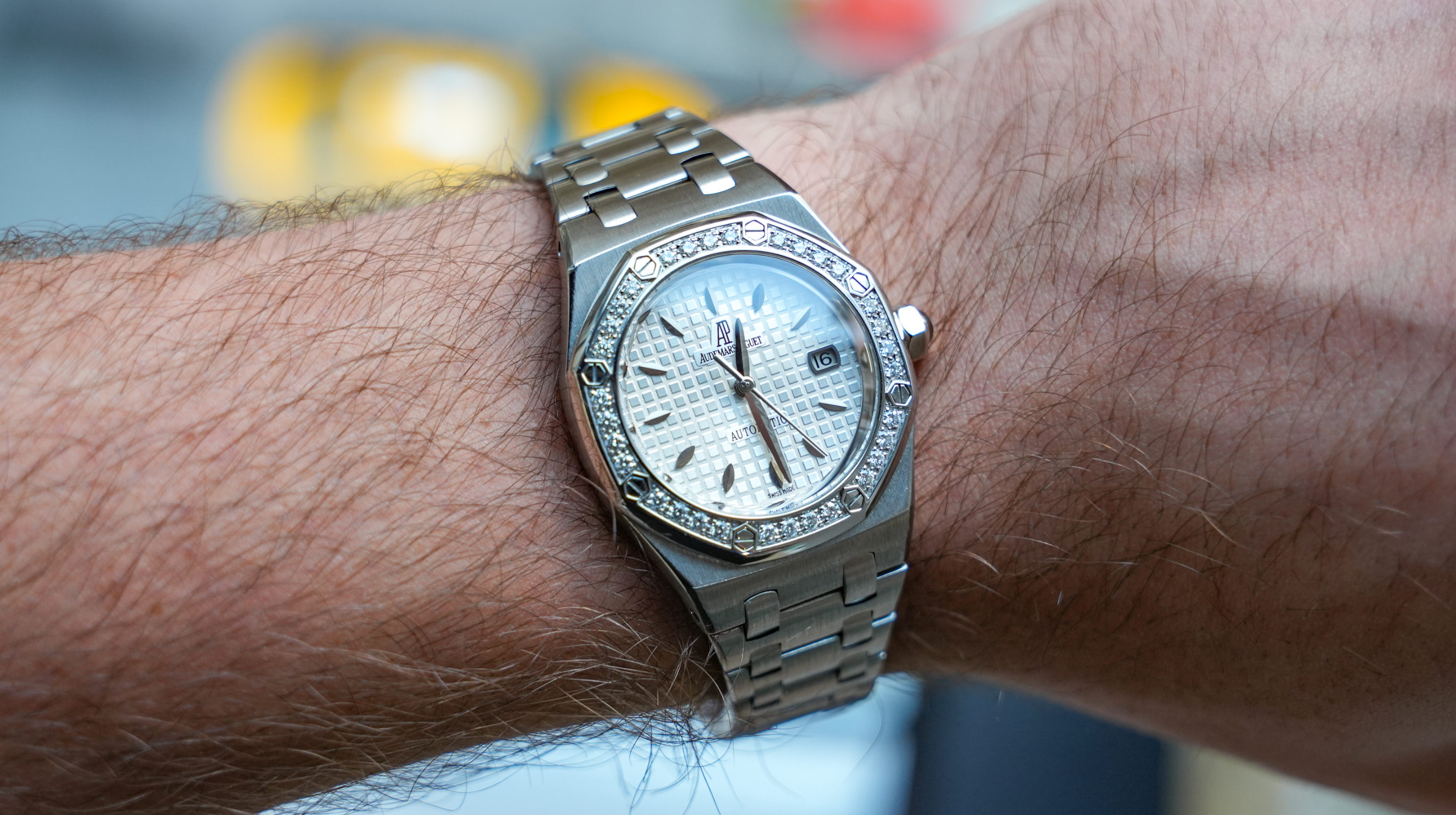 Audemars Piguet Royal Oak Lady 33mm – Stainless Steel – Factory Diamond Bezel – Ref. 67621ST.ZZ.1230ST.01