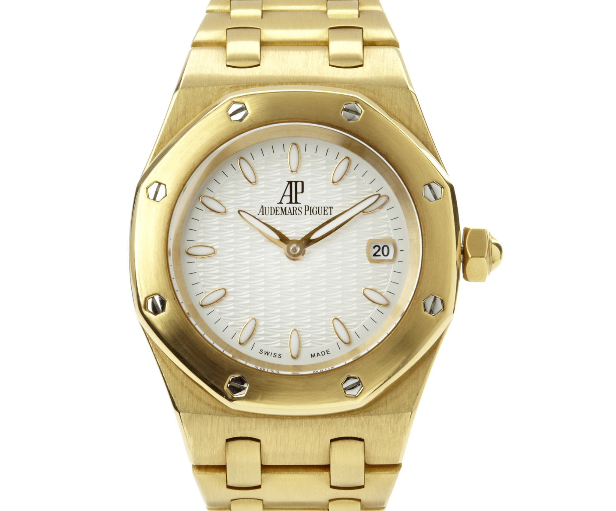 Audemars Piguet Royal Oak Lady 67600BA – 33mm 18K Yellow Gold – White Dial