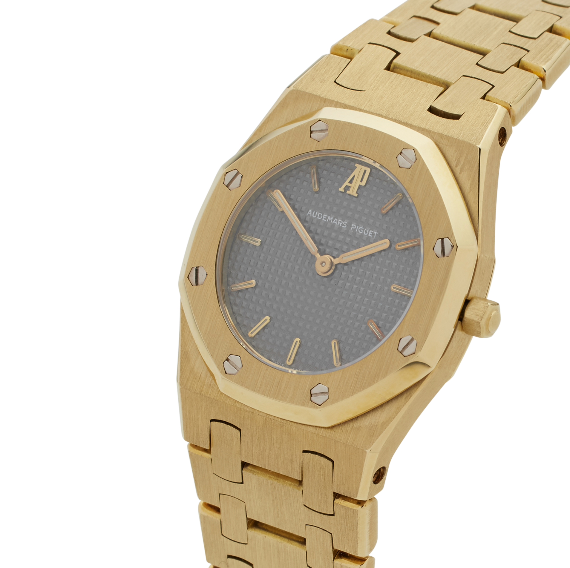 Audemars Piguet Royal Oak Mini 6007BA – Vintage 18K Yellow Gold Quartz Watch – 26mm