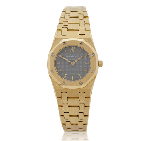 Audemars Piguet Royal Oak Mini 6007BA – Vintage 18K Yellow Gold Quartz Watch – 26mm