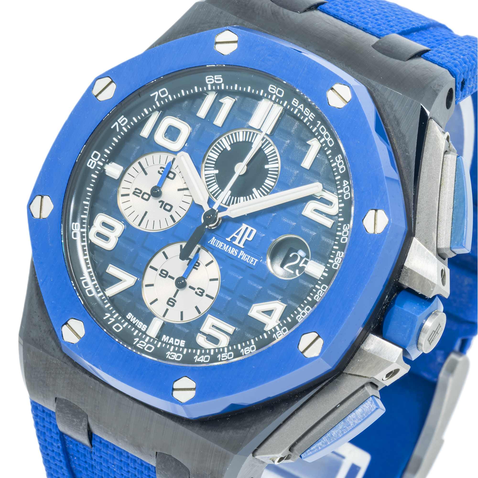 Audemars Piguet Royal Oak Offshore 26405CE 44mm Blue Dial Ceramic Watch-Audemars Piguet-JD Watches NY