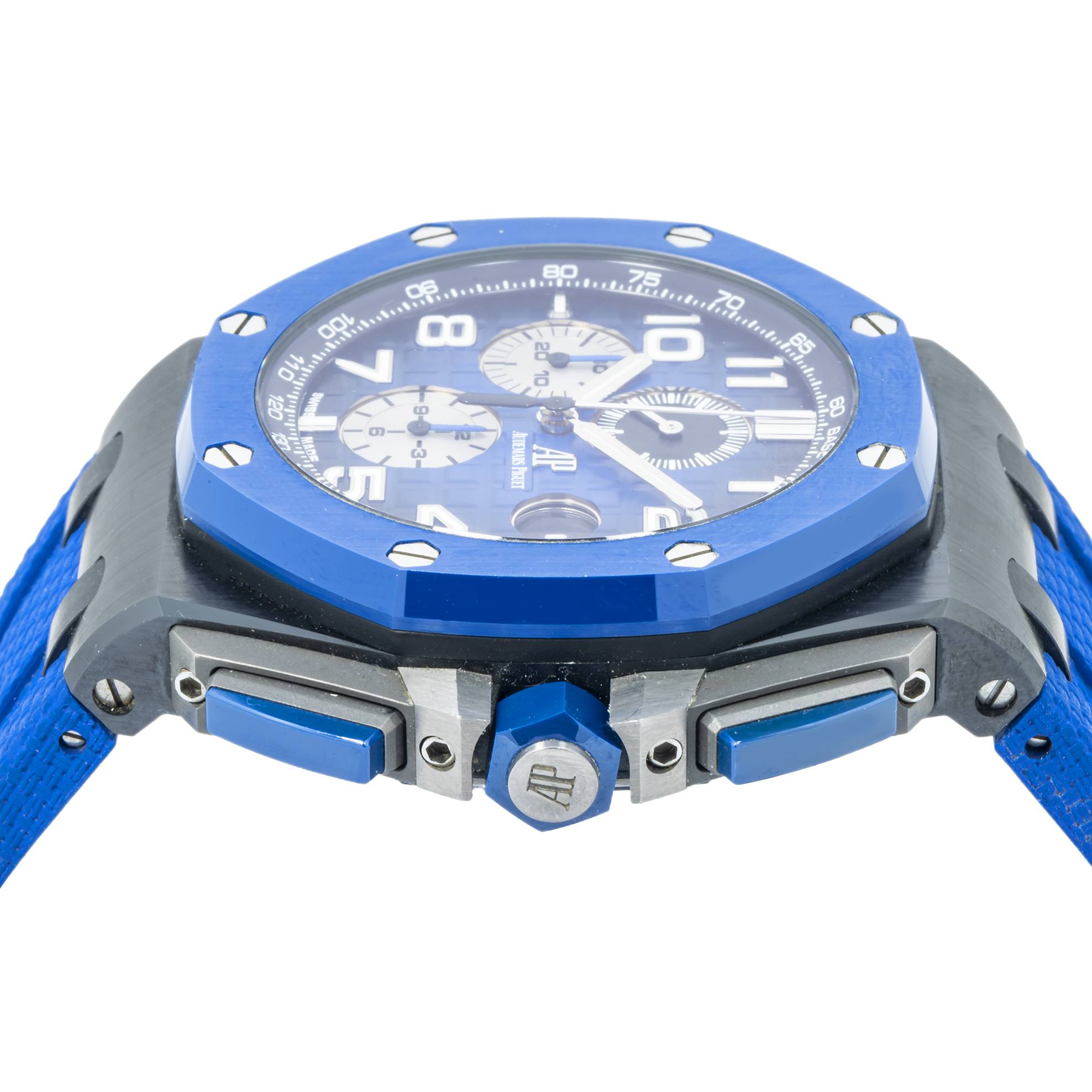 Audemars Piguet Royal Oak Offshore 26405CE 44mm Blue Dial Ceramic Watch-Audemars Piguet-JD Watches NY