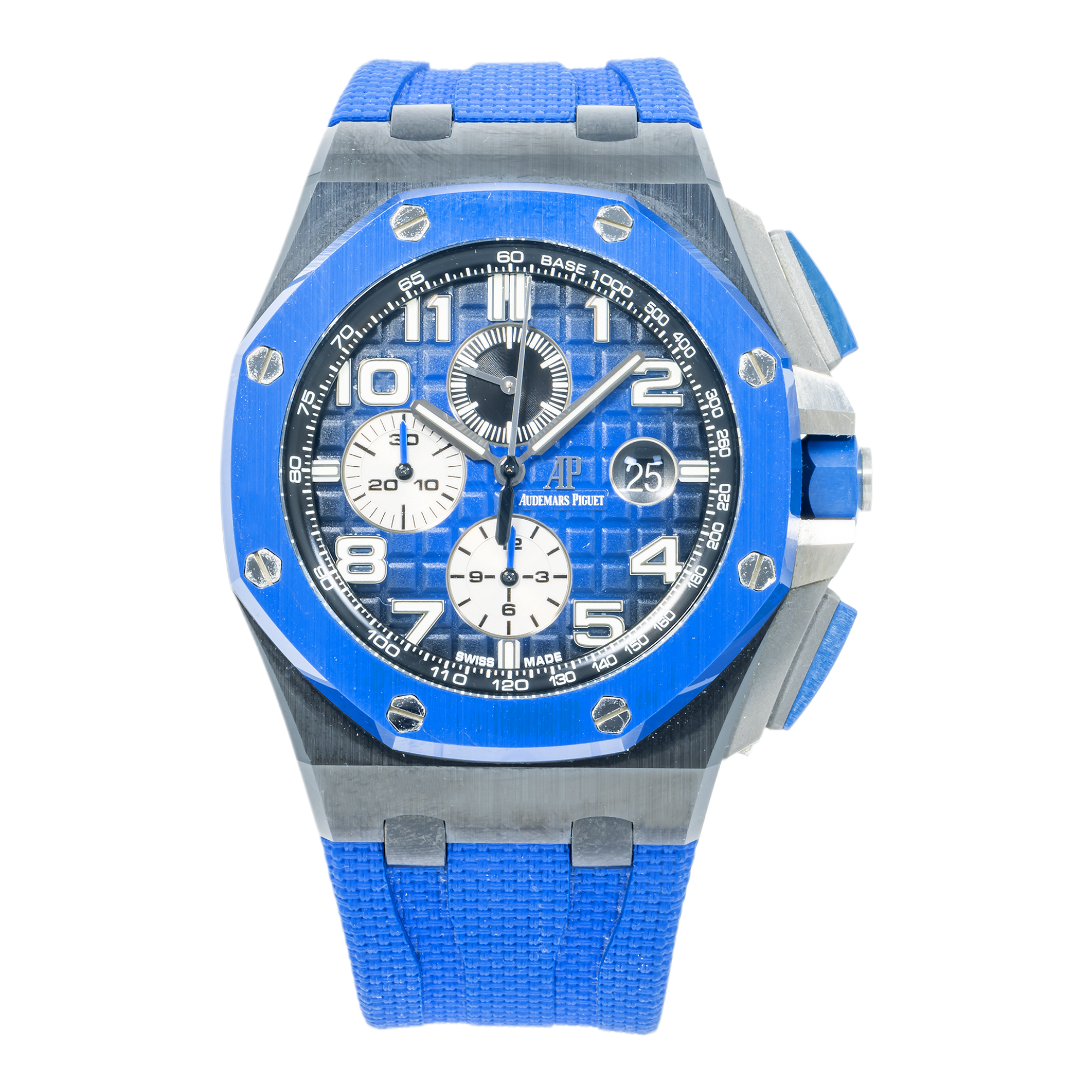 Audemars Piguet Royal Oak Offshore 26405CE 44mm Blue Dial Ceramic Watch-Audemars Piguet-JD Watches NY