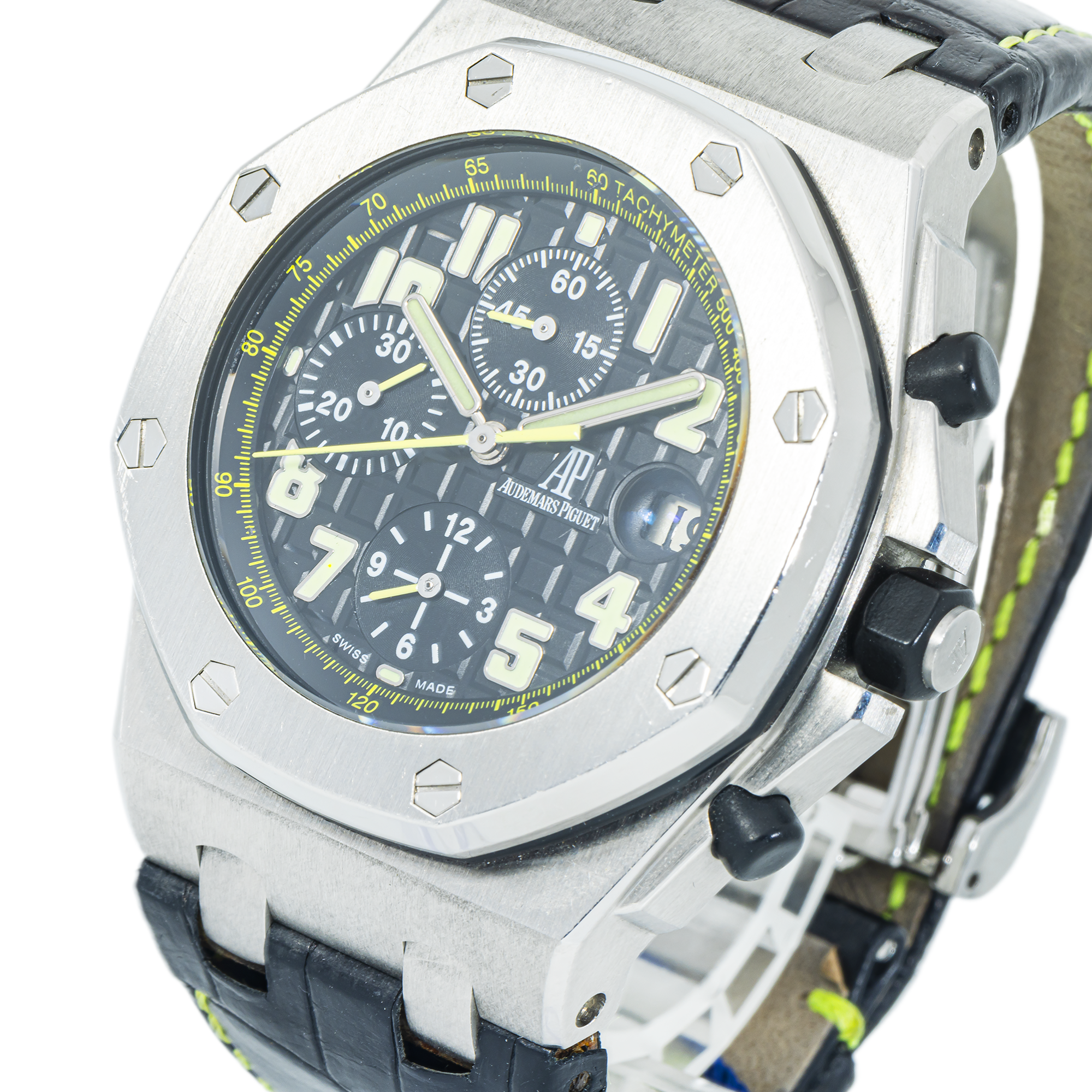 Audemars Piguet Royal Oak Offshore Chronograph 25721ST – 42mm Stainless Steel, “Méga Tapisserie” Dial