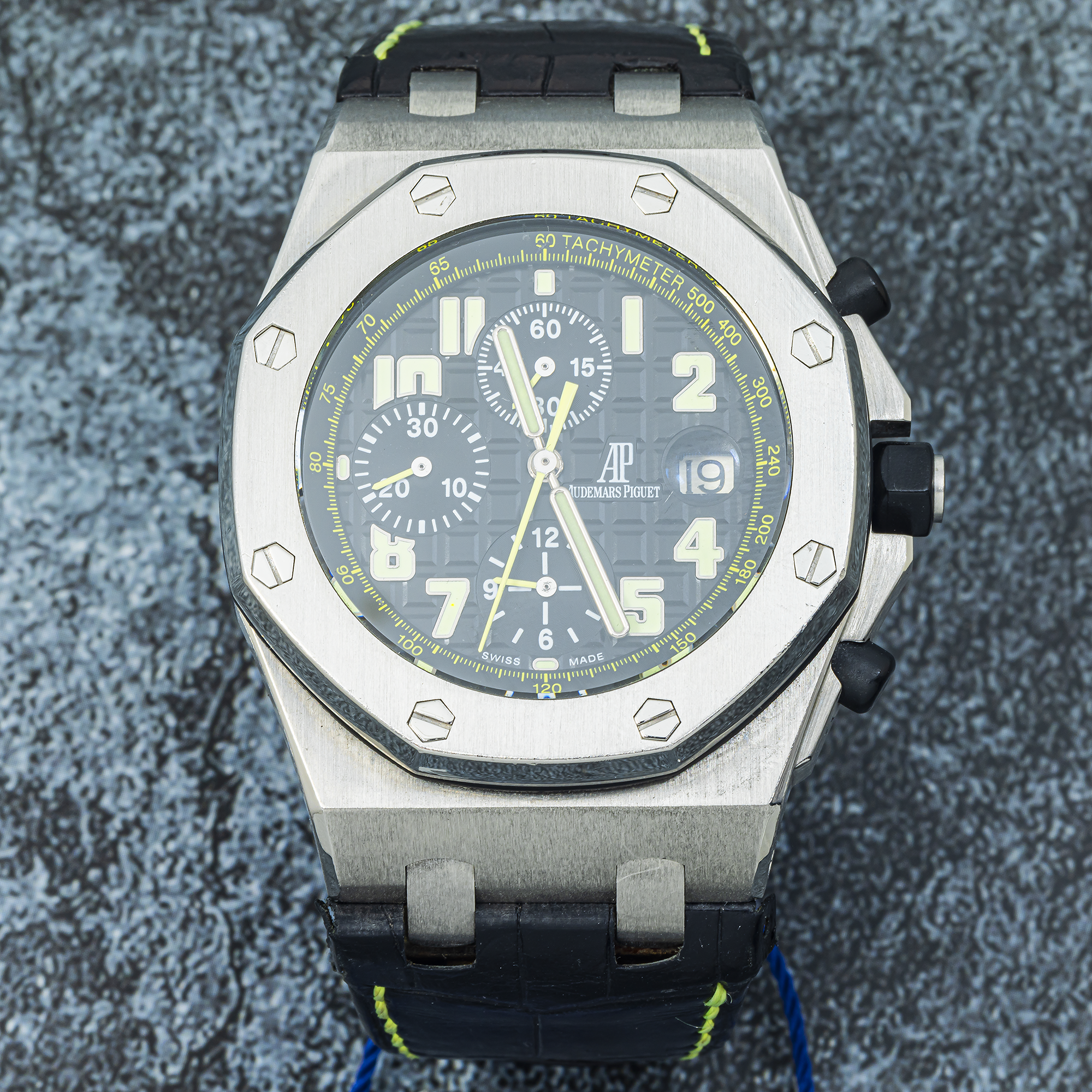 Audemars Piguet Royal Oak Offshore Chronograph 25721ST – 42mm Stainless Steel, “Méga Tapisserie” Dial