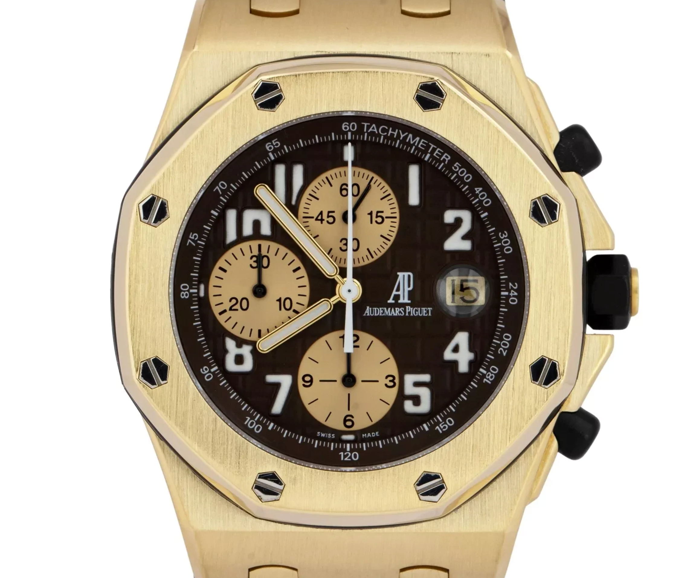 Audemars Piguet Royal Oak Offshore Chronograph 42 Yellow Gold – Arnold Schwarzenegger Edition-Audemars Piguet-JD Watches NY