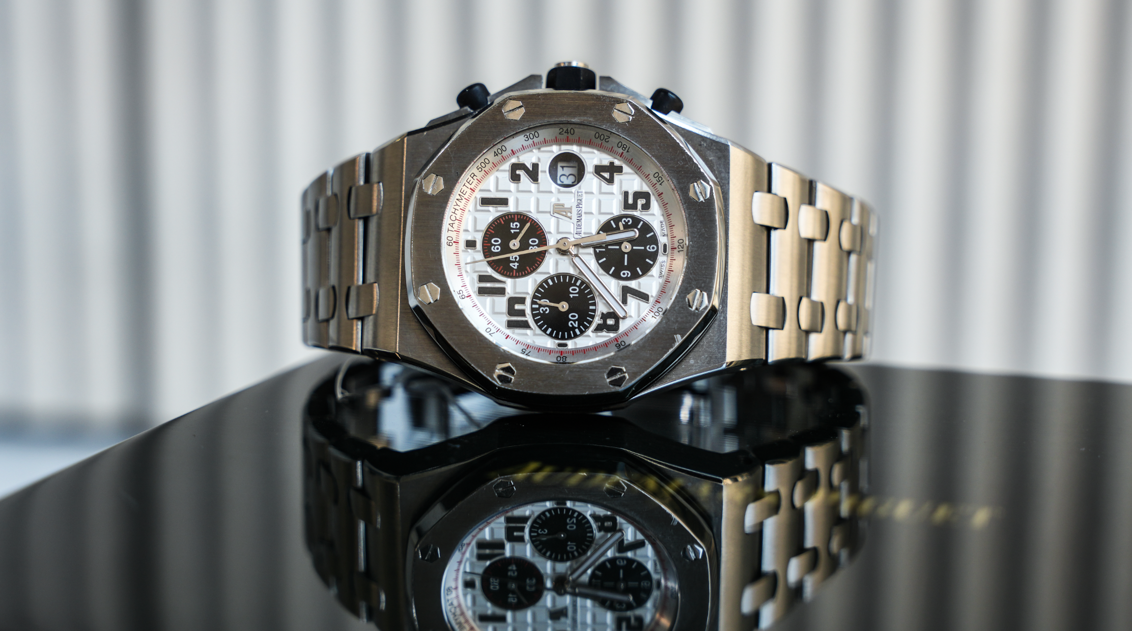 Audemars Piguet Royal Oak Offshore Chronograph 42mm Stainless Steel – Ref. 26170ST.OO.D101CR.02-Audemars Piguet-JD Watches NY