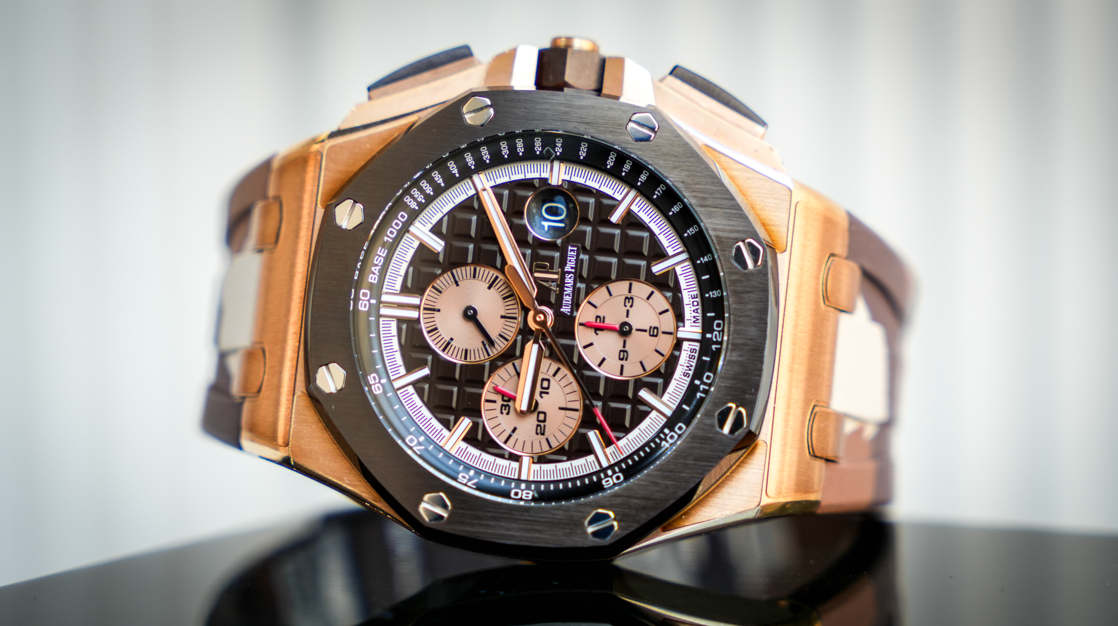 Audemars Piguet Royal Oak Offshore Chronograph 44mm Rose Gold - Ref. 26401RO.OO.A087CA.01-Audemars Piguet-JD Watches NY