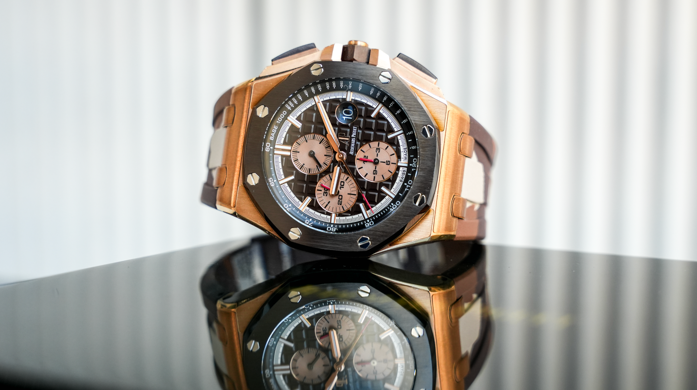 Audemars Piguet Royal Oak Offshore Chronograph 44mm Rose Gold - Ref. 26401RO.OO.A087CA.01-Audemars Piguet-JD Watches NY