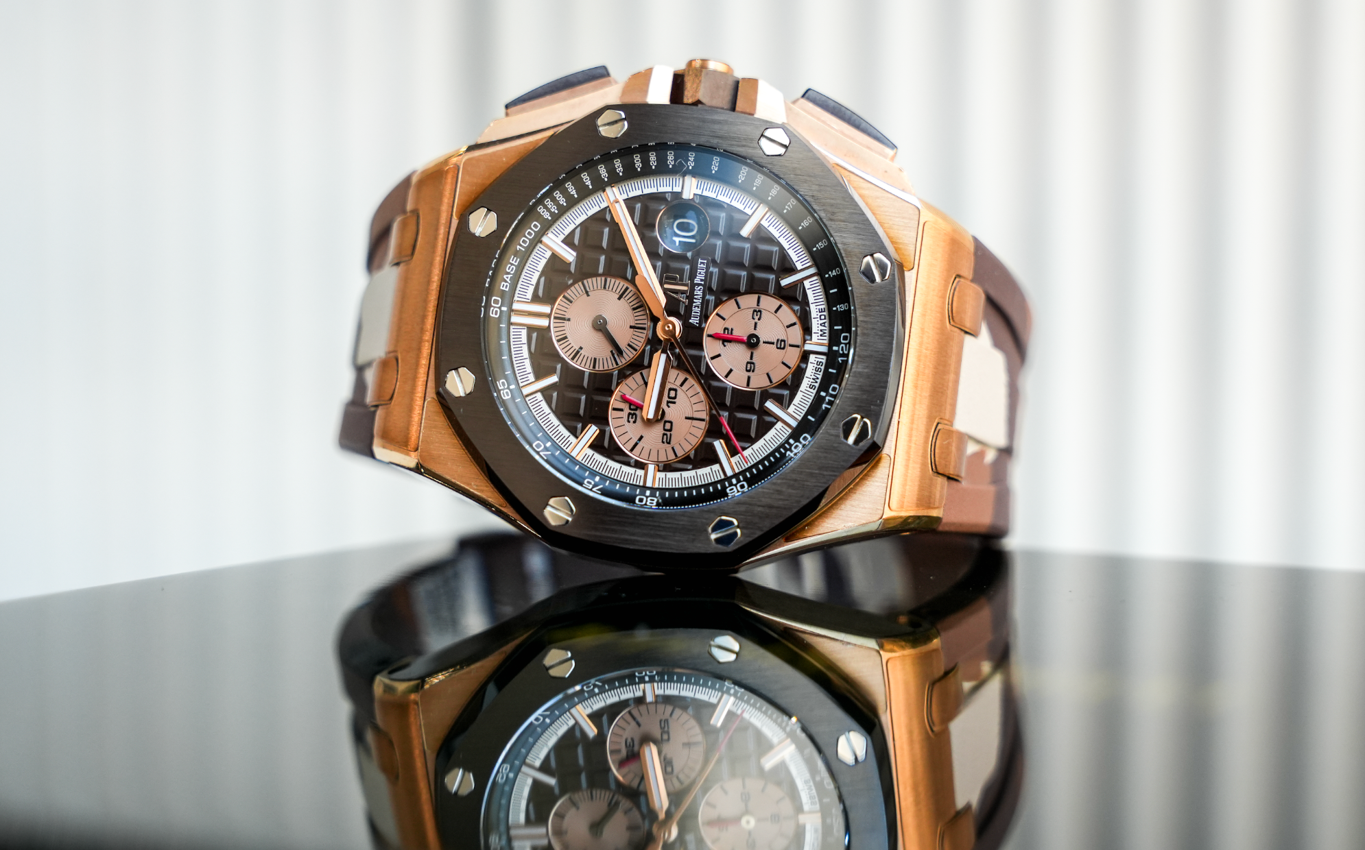 Audemars Piguet Royal Oak Offshore Chronograph 44mm Rose Gold - Ref. 26401RO.OO.A087CA.01-Audemars Piguet-JD Watches NY