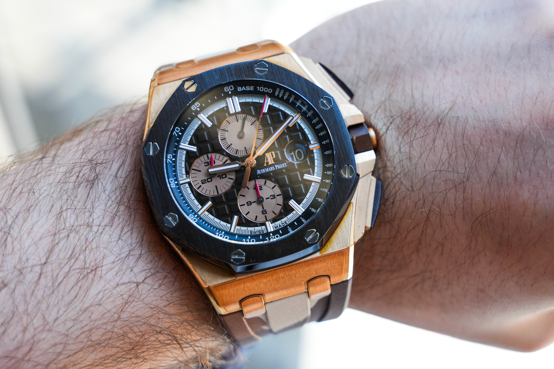 Audemars Piguet Royal Oak Offshore Chronograph 44mm Rose Gold - Ref. 26401RO.OO.A087CA.01-Audemars Piguet-JD Watches NY