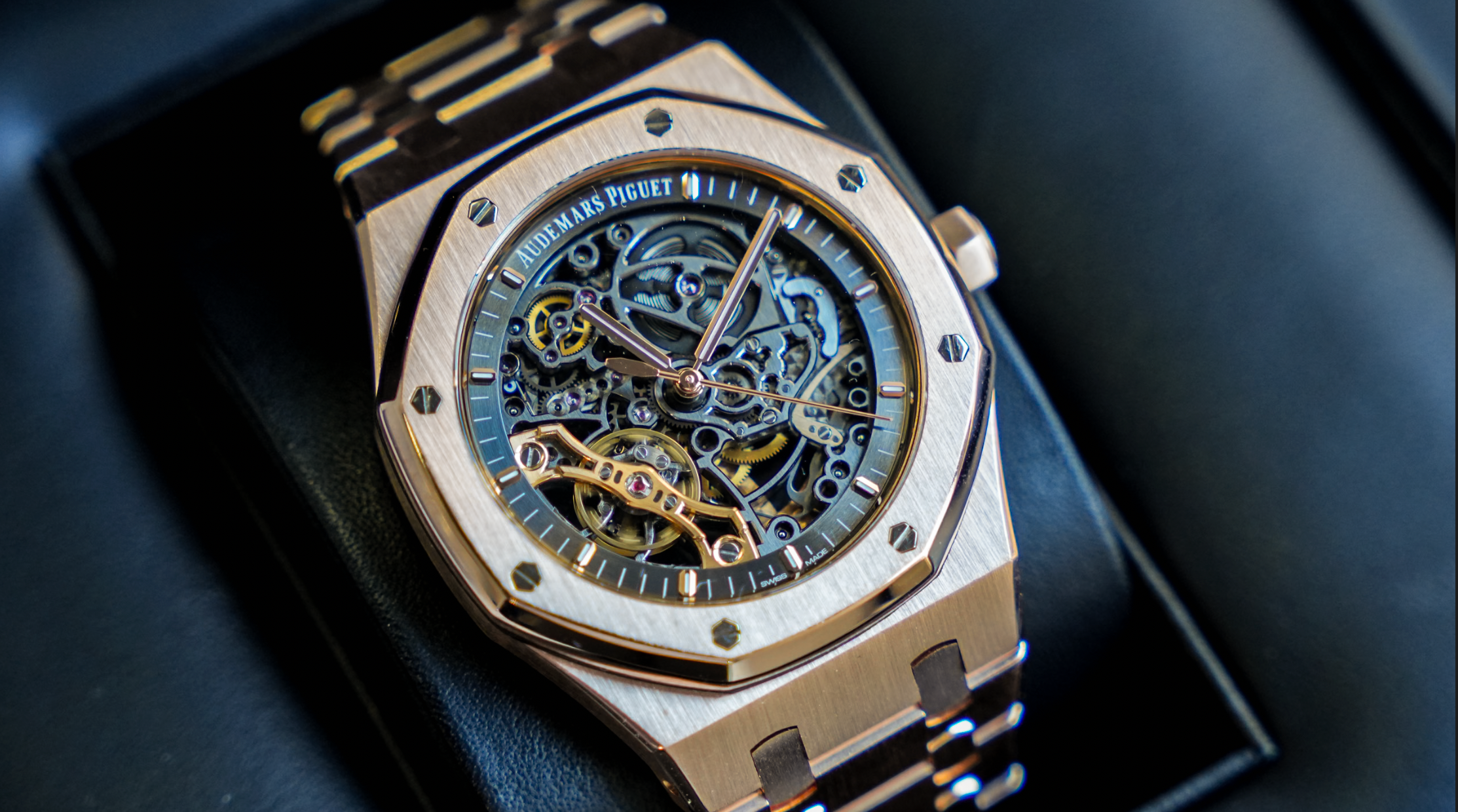 Audemars Piguet Royal Oak Openworked 15407OR – 41mm Rose Gold – Skeleton Dial